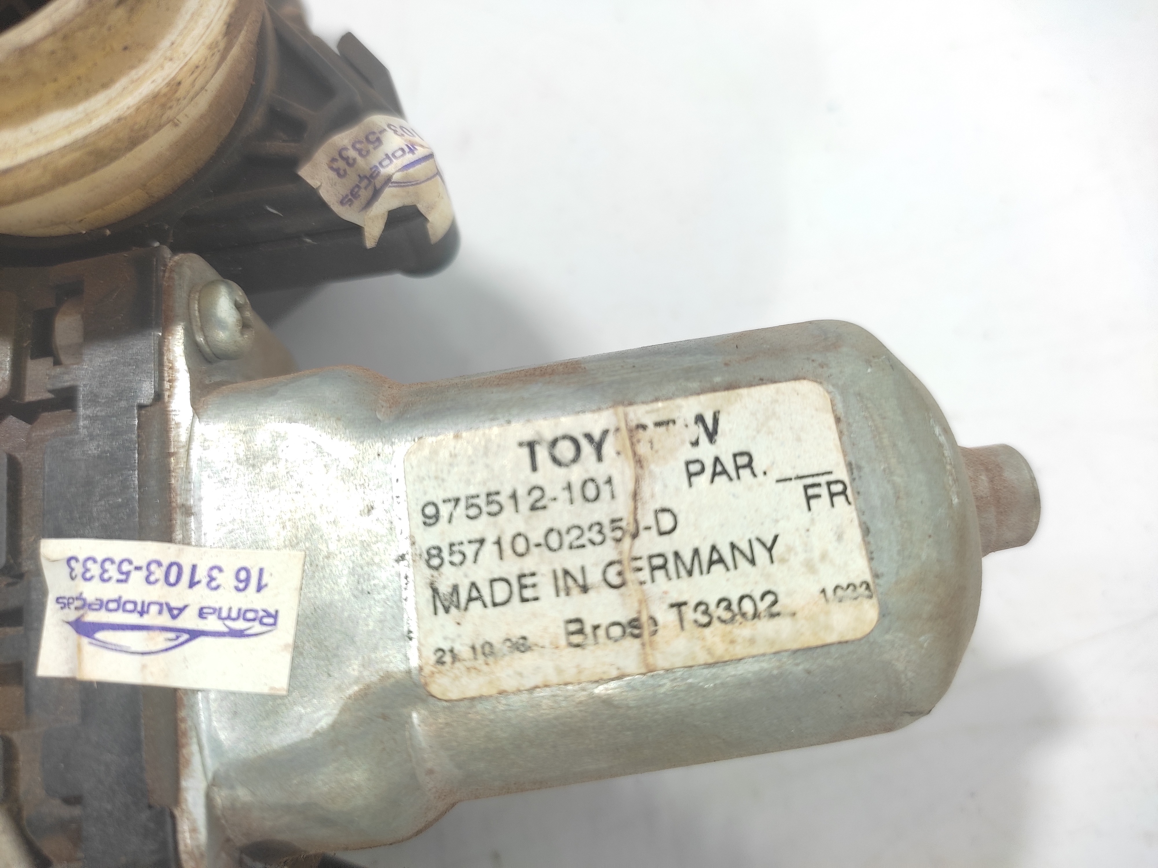Máquina Vidro Dianteira Direita Toyota Corolla 2009 97551210 6