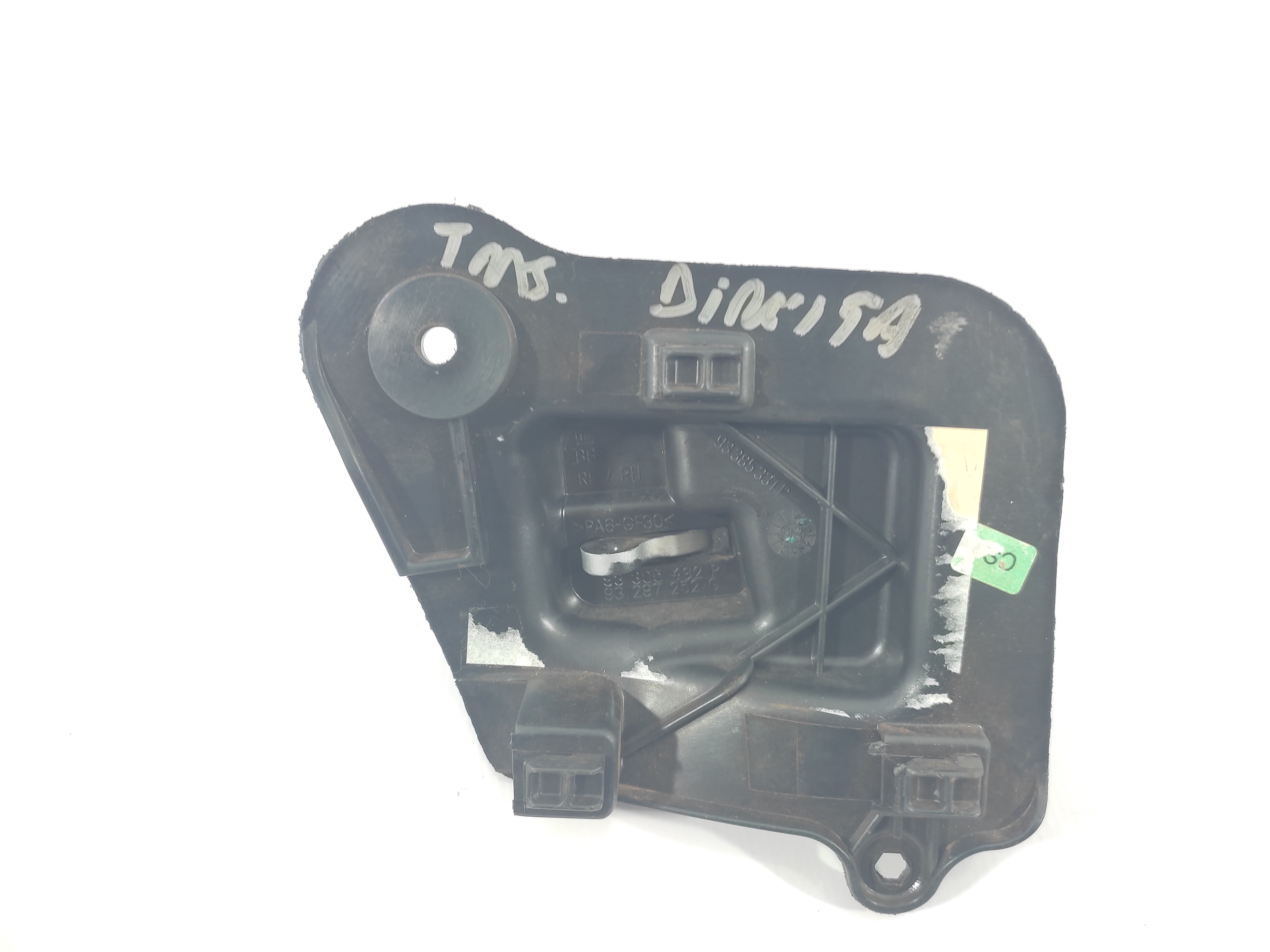 Maçaneta Interna Traseira Direita Gm Meriva 2008 93305492 Preto Traseira 4