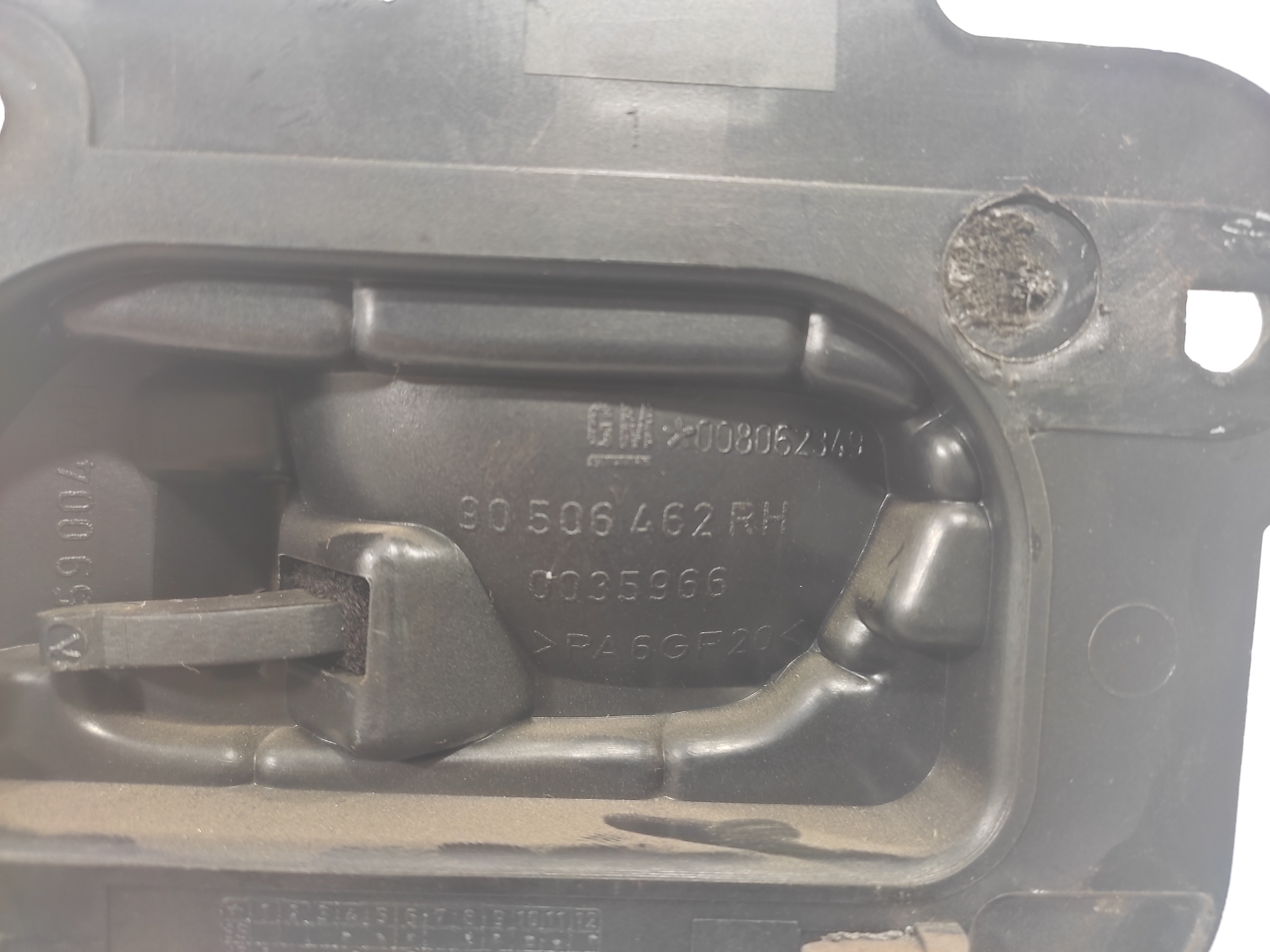 Maçaneta Interna Traseira Direita Chevrolet Vectra 1998  Preto Traseira 5