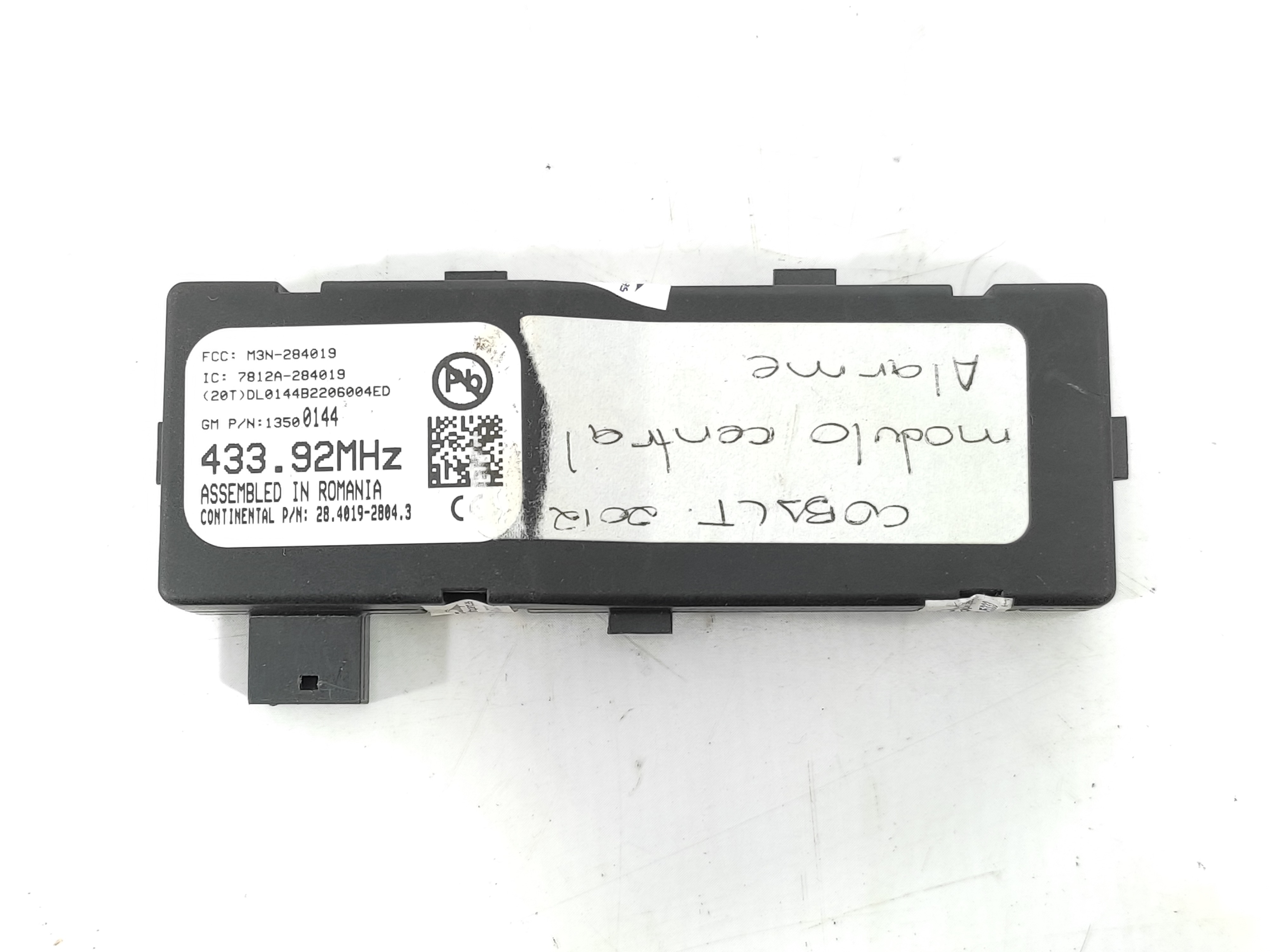 Módulo Central Do Alarme Chevrolet Cobalt 2012 7812a284019 5