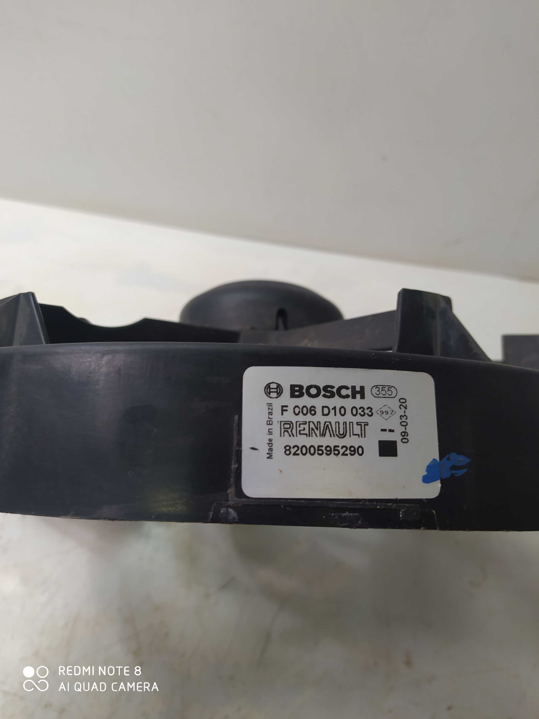 Ventoinha Radiador Renault Logan 1.6 2009 82000595290