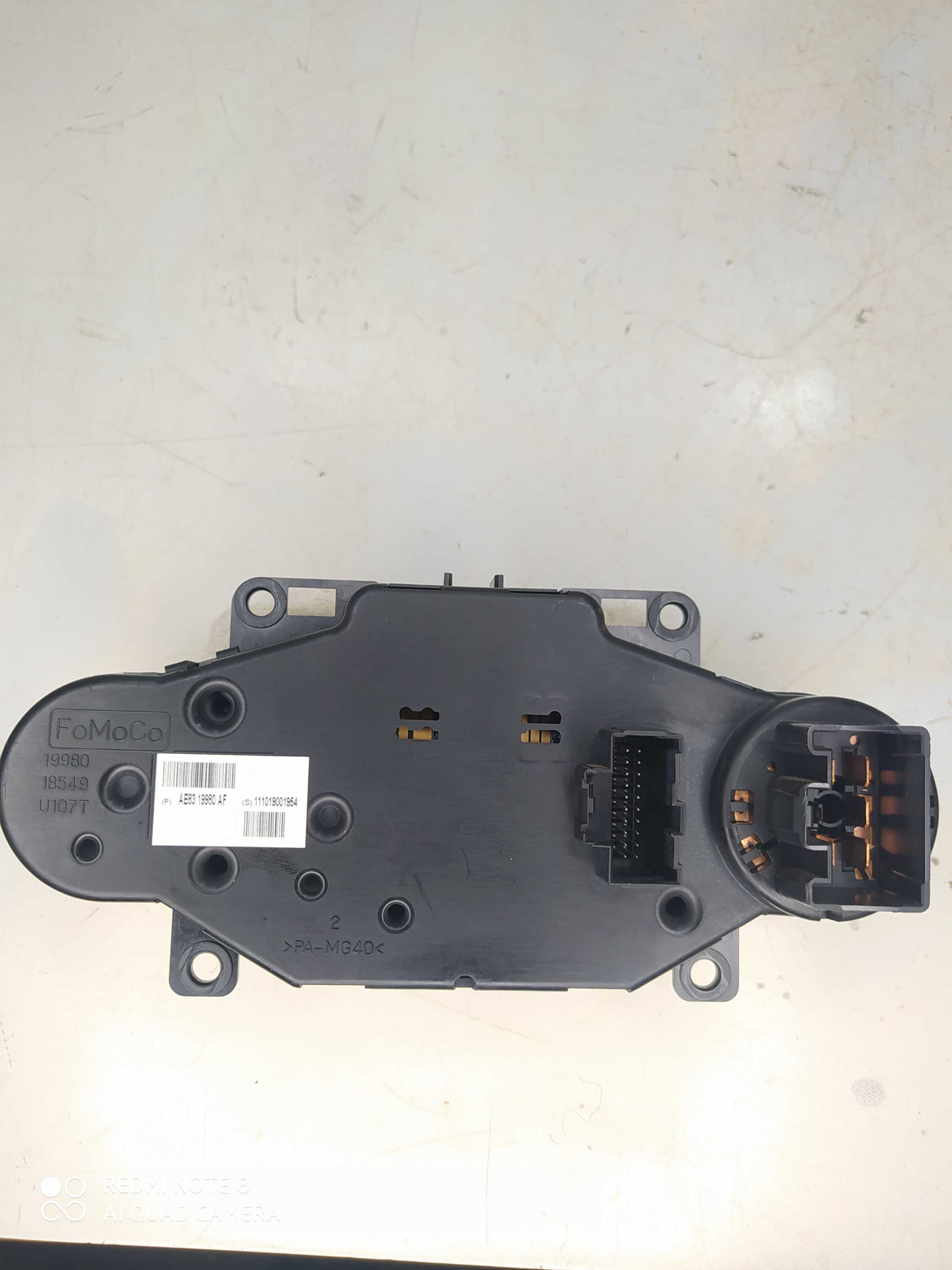 Comando Ar Condicionado Ford Fiesta 2011 Ae8319980 5