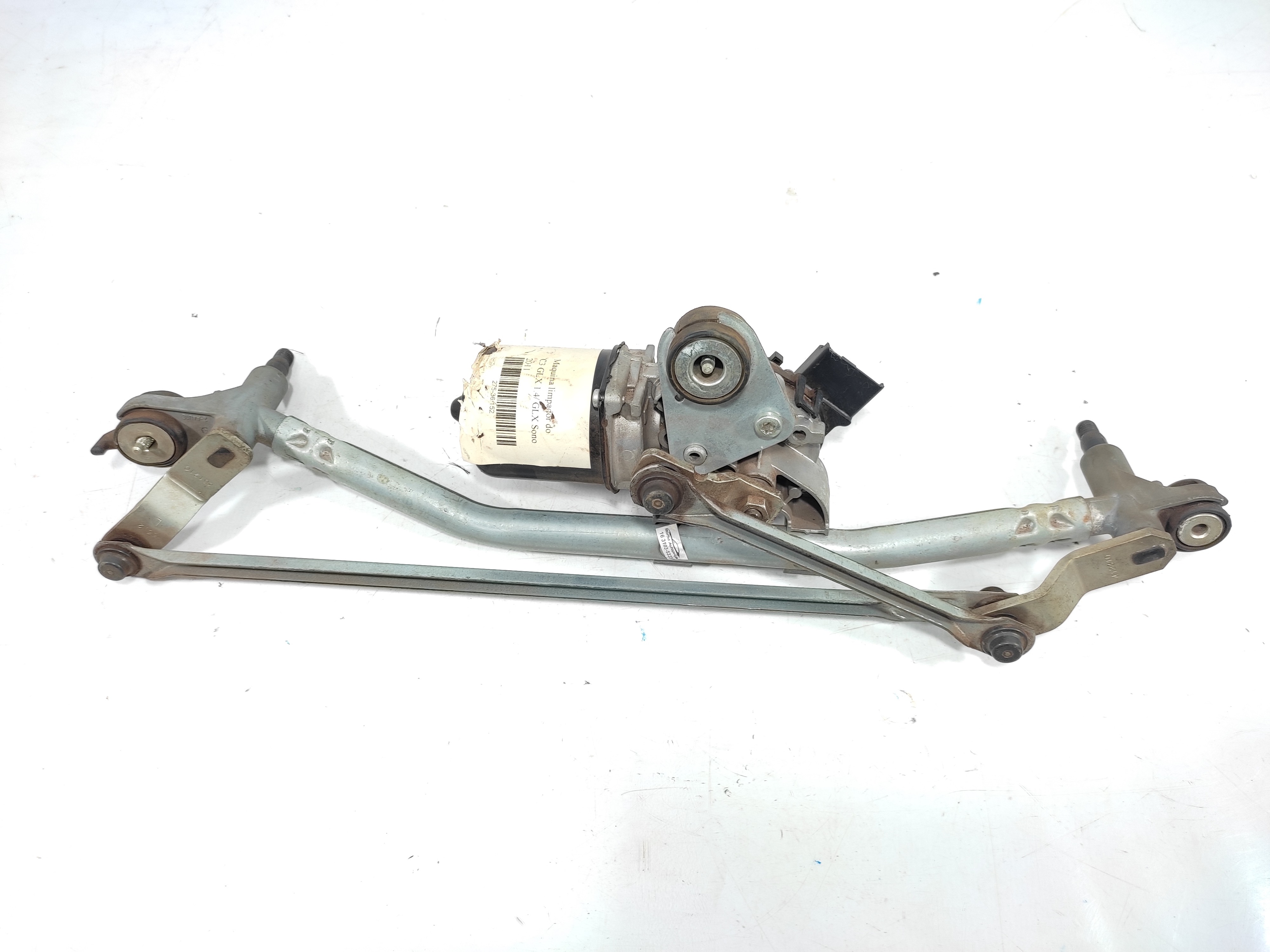Motor Limpador Parabrisa Citroen C3 Glx 1.4 2011 Original 2