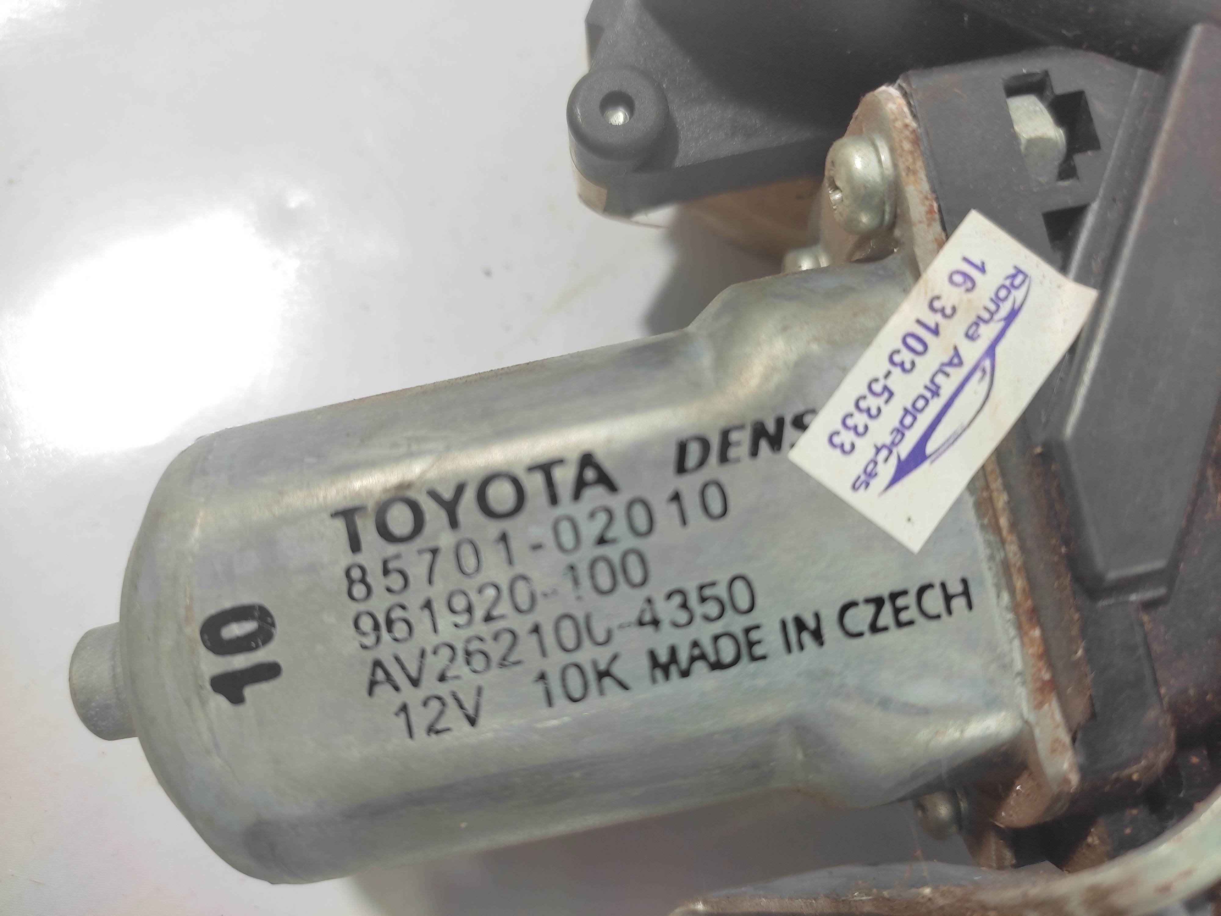 Máquina Vidro Dianteira Direita Toyota Corolla 2009 97551210 5
