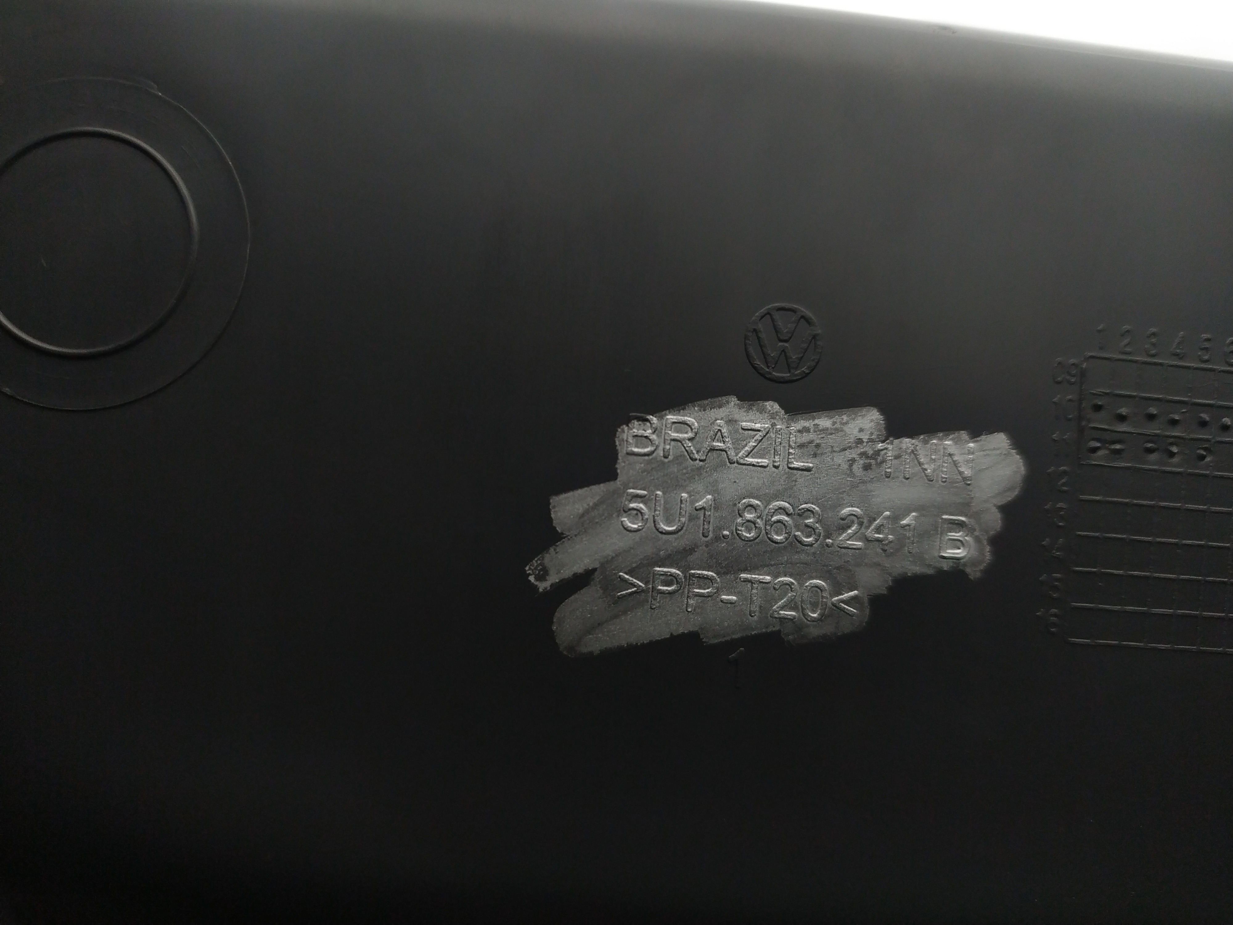 Console Central Volkswagen Gol G5 1.6 2011 5u1863241b 5