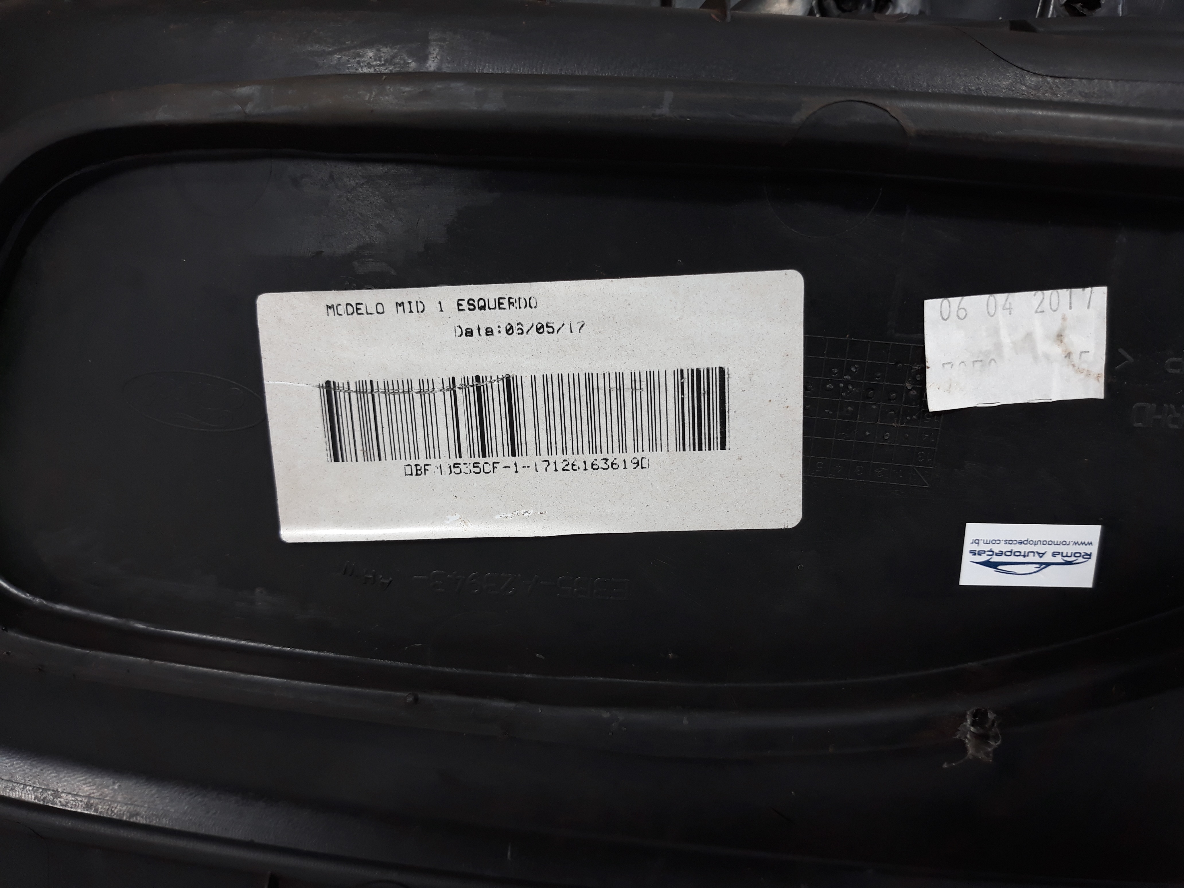 Forro Porta Dianteira Esquerda Ford Ka 1.0 2017 E3b5a23943   Preto 5