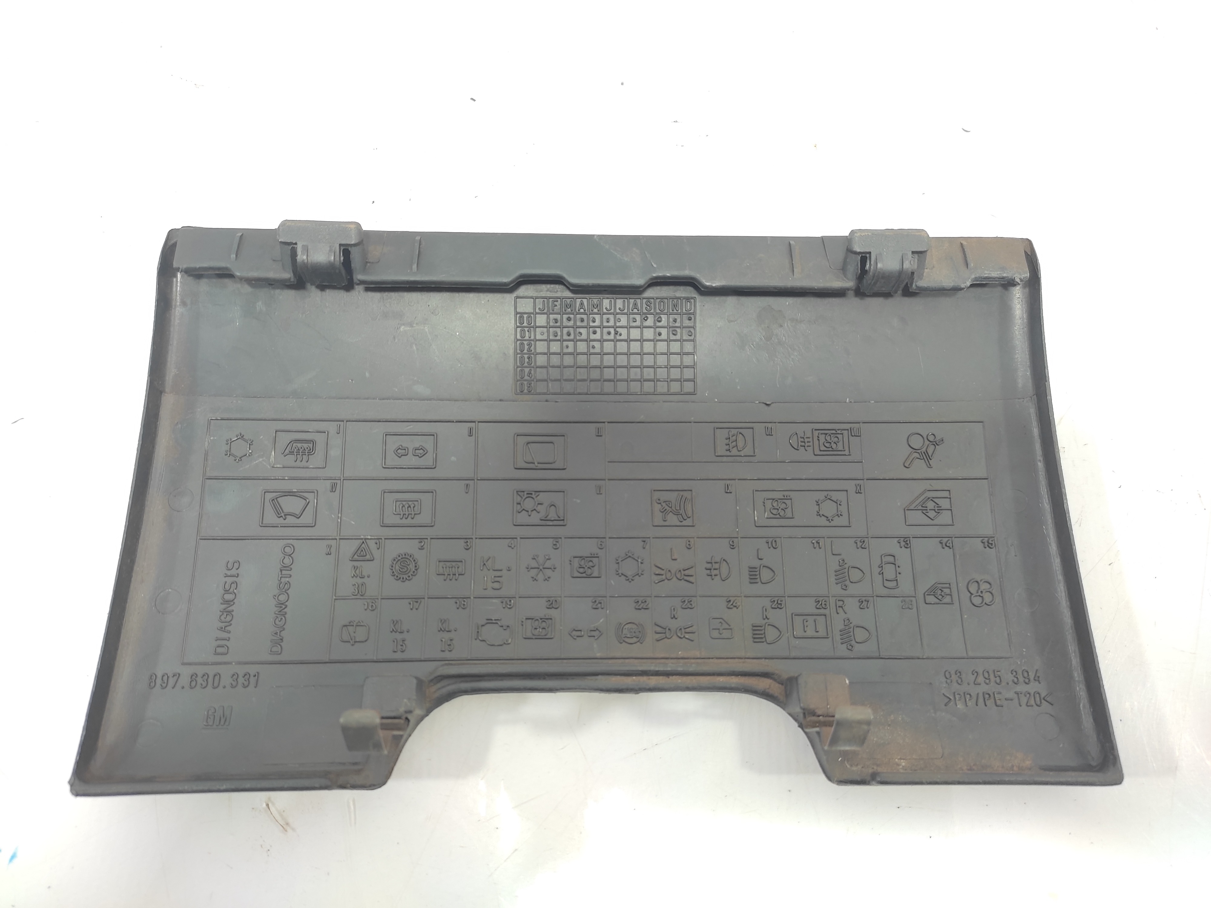 Tampa Caixa Fusível Chevrolet Corsa 2002 897630331 Original 6