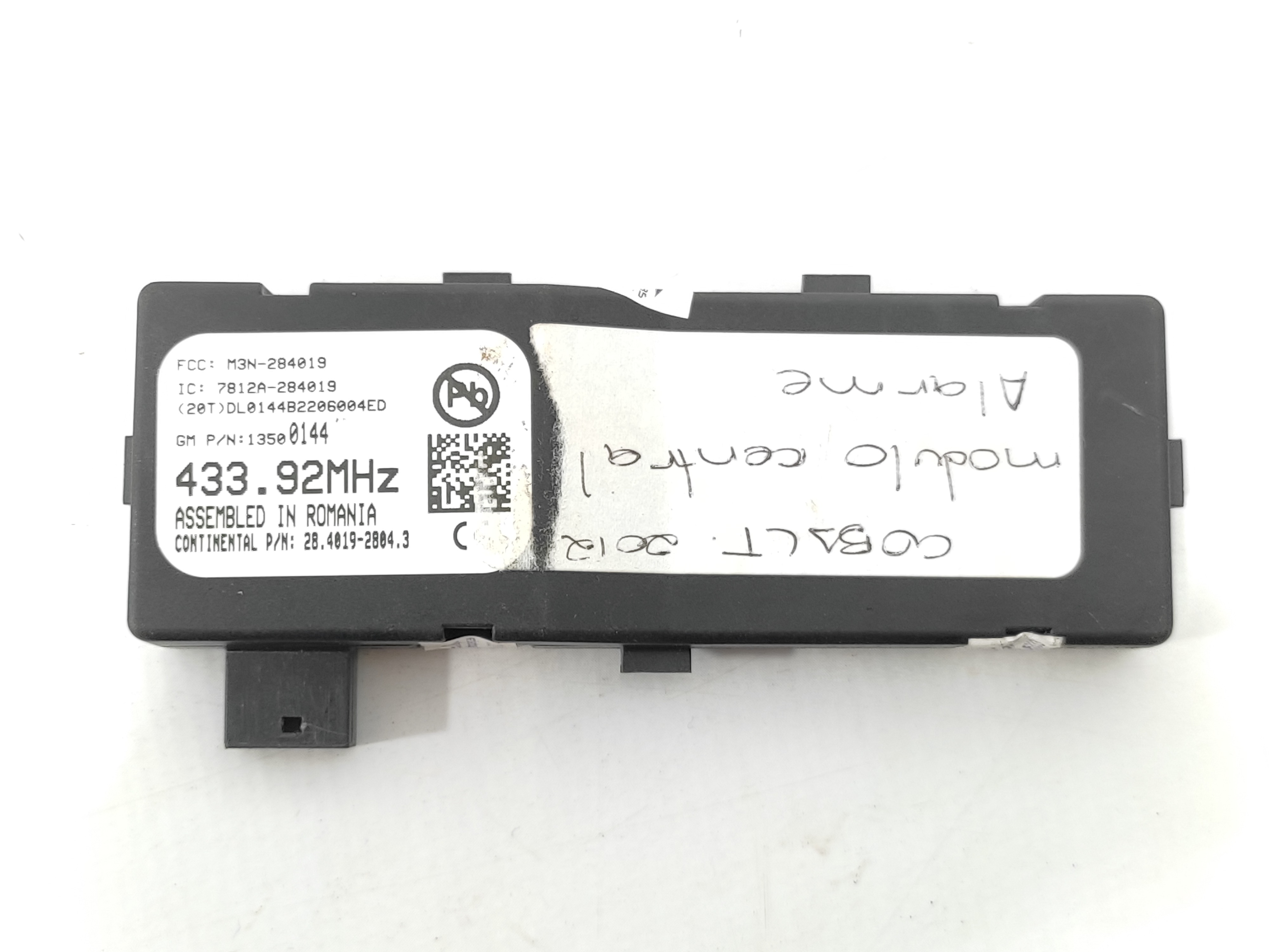 Módulo Central Do Alarme Chevrolet Cobalt 2012 7812a284019 3