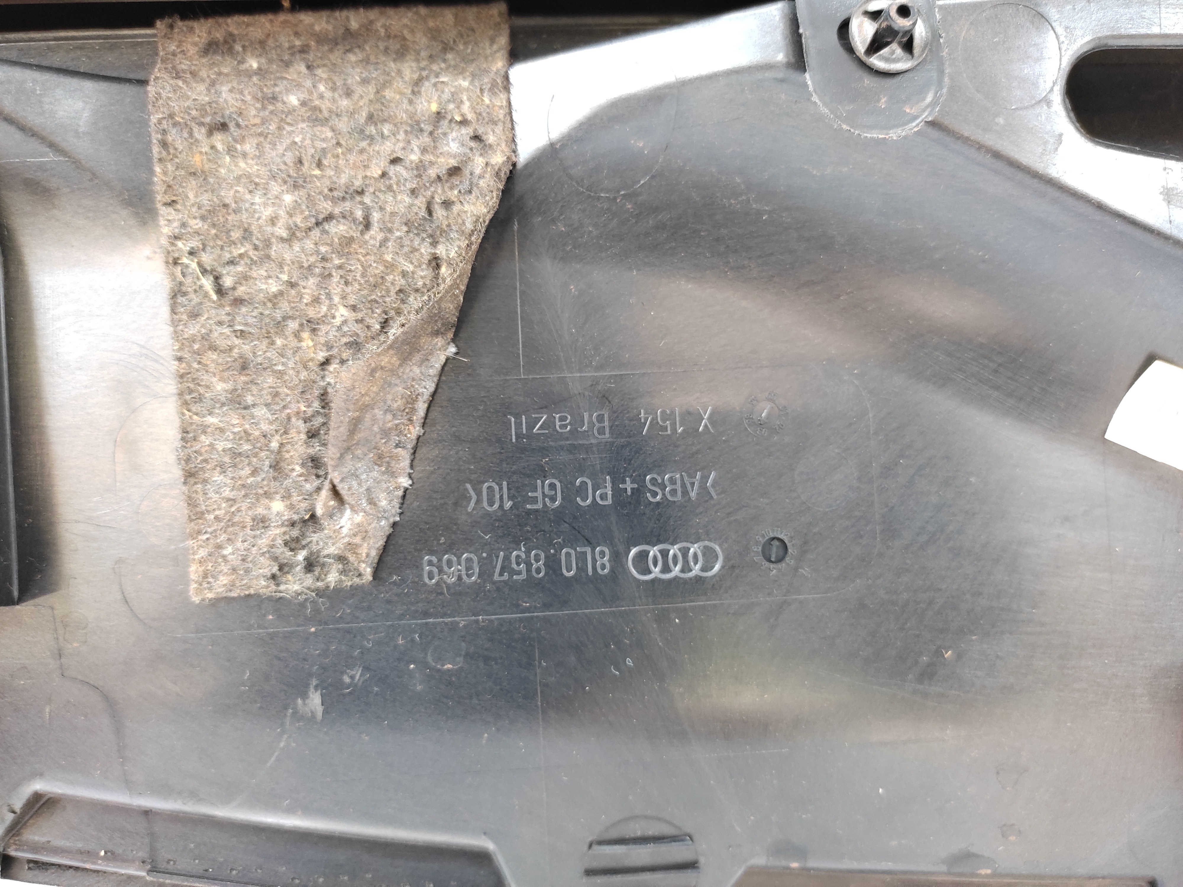 Capa Painel Tabelier Audi A3 1.8 2006 Original 8lo857069 – Preto 8