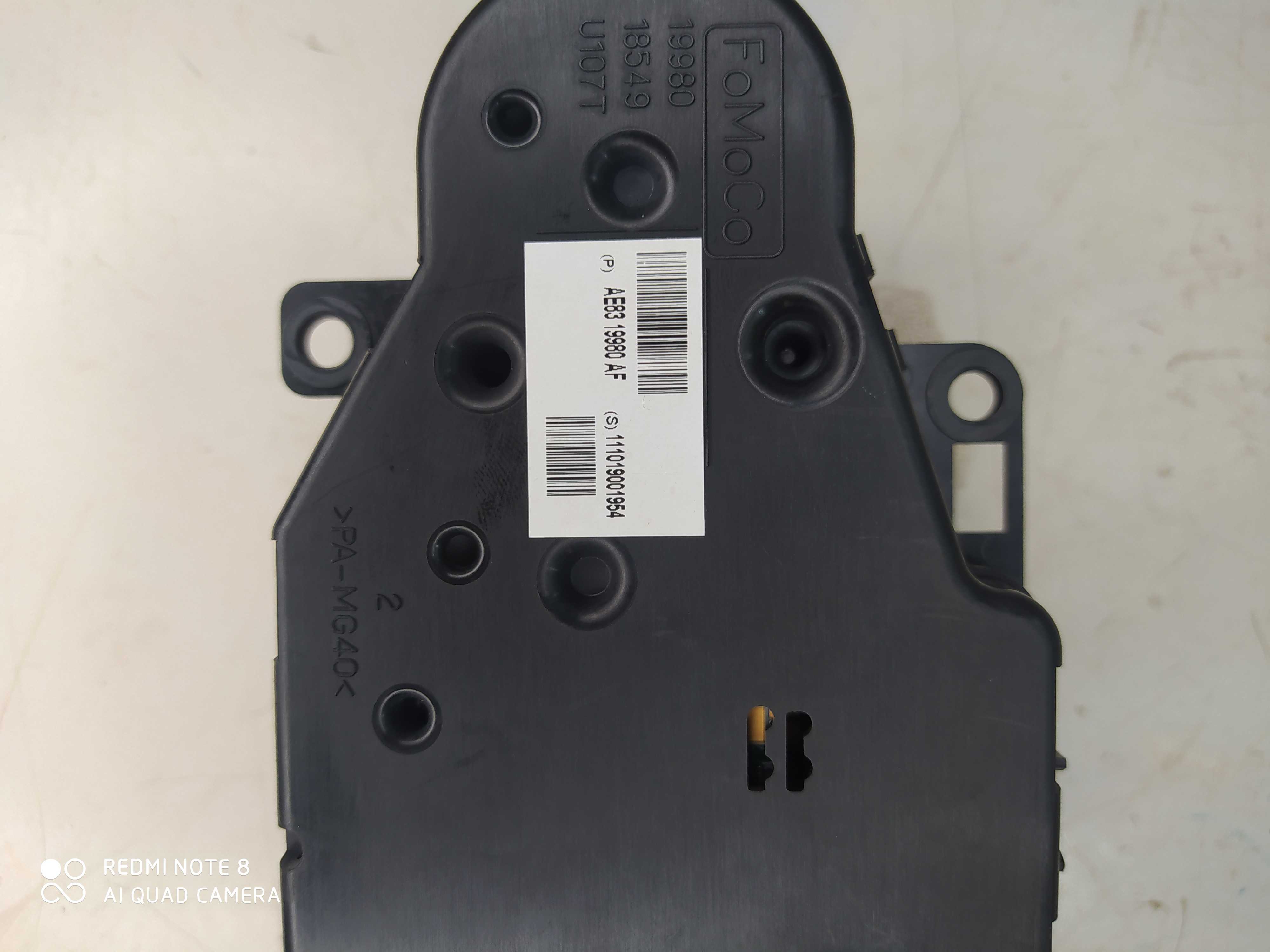 Comando Ar Condicionado Ford Fiesta 2011 Ae8319980
