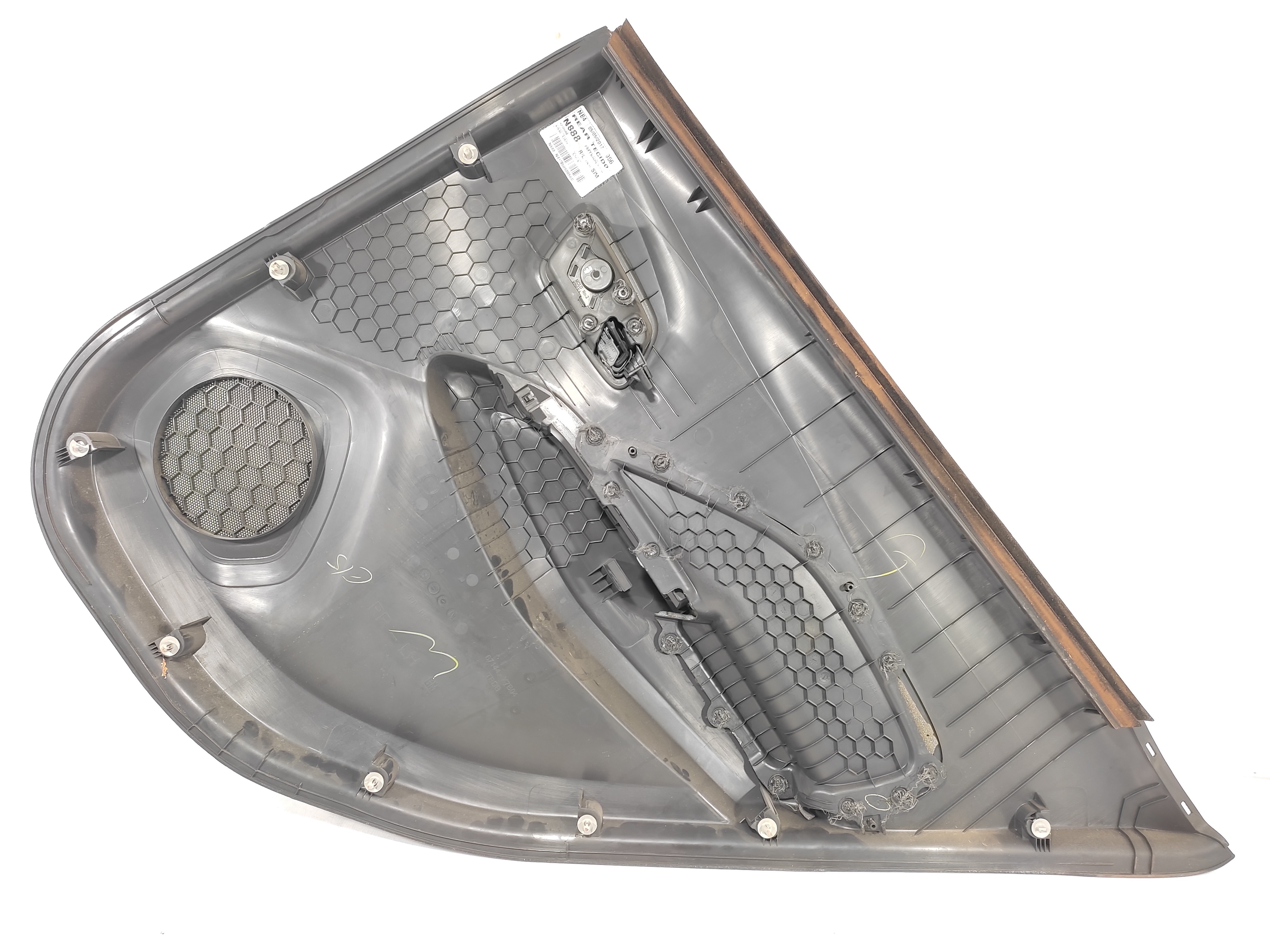 Forro Porta Traseiro Direito Gm Cobalt 2017 67144x7b04  Preto 4