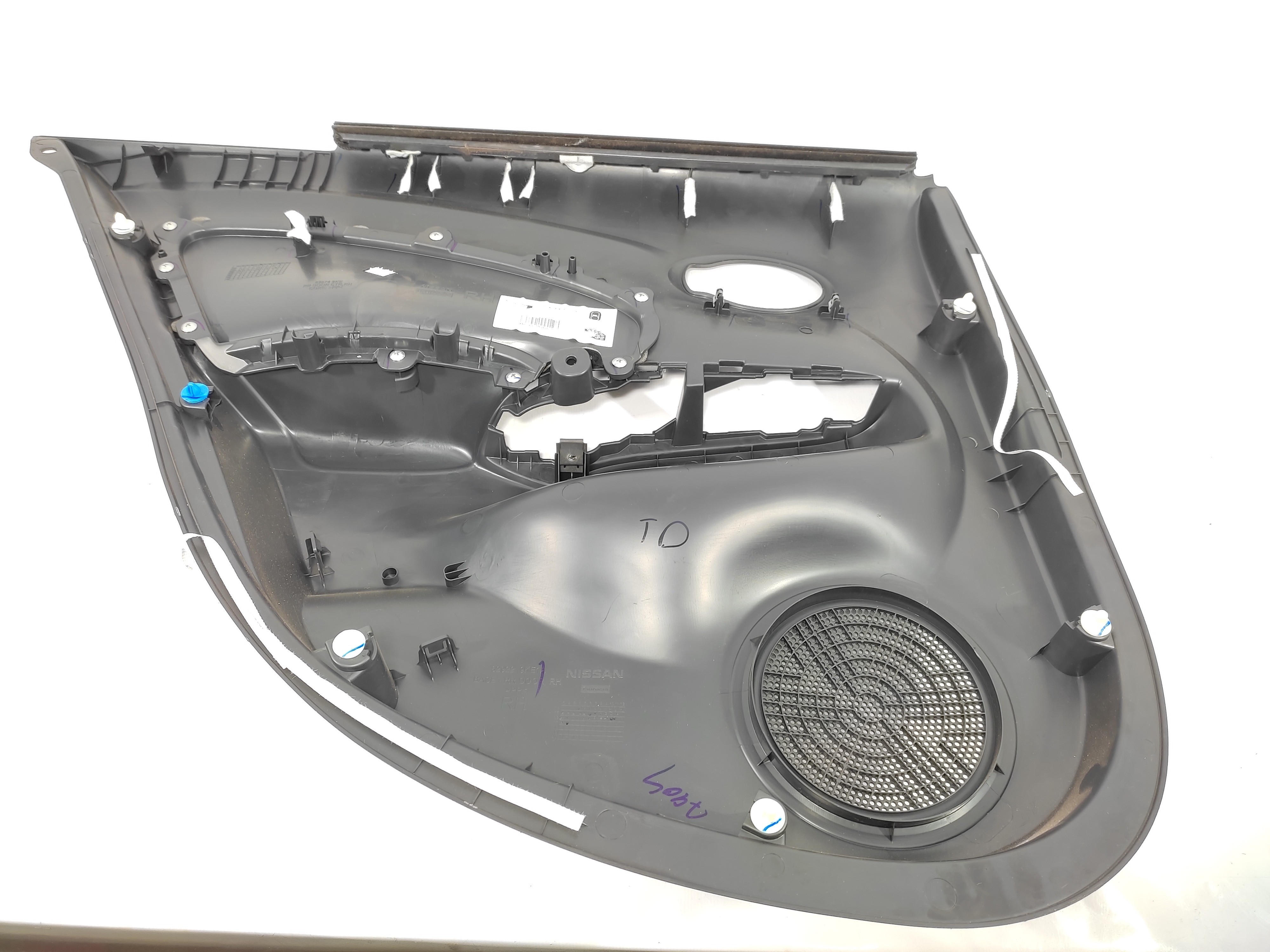 Forro Porta Traseira Direita Nissan Versa 2017 829229ke1a Preto 2