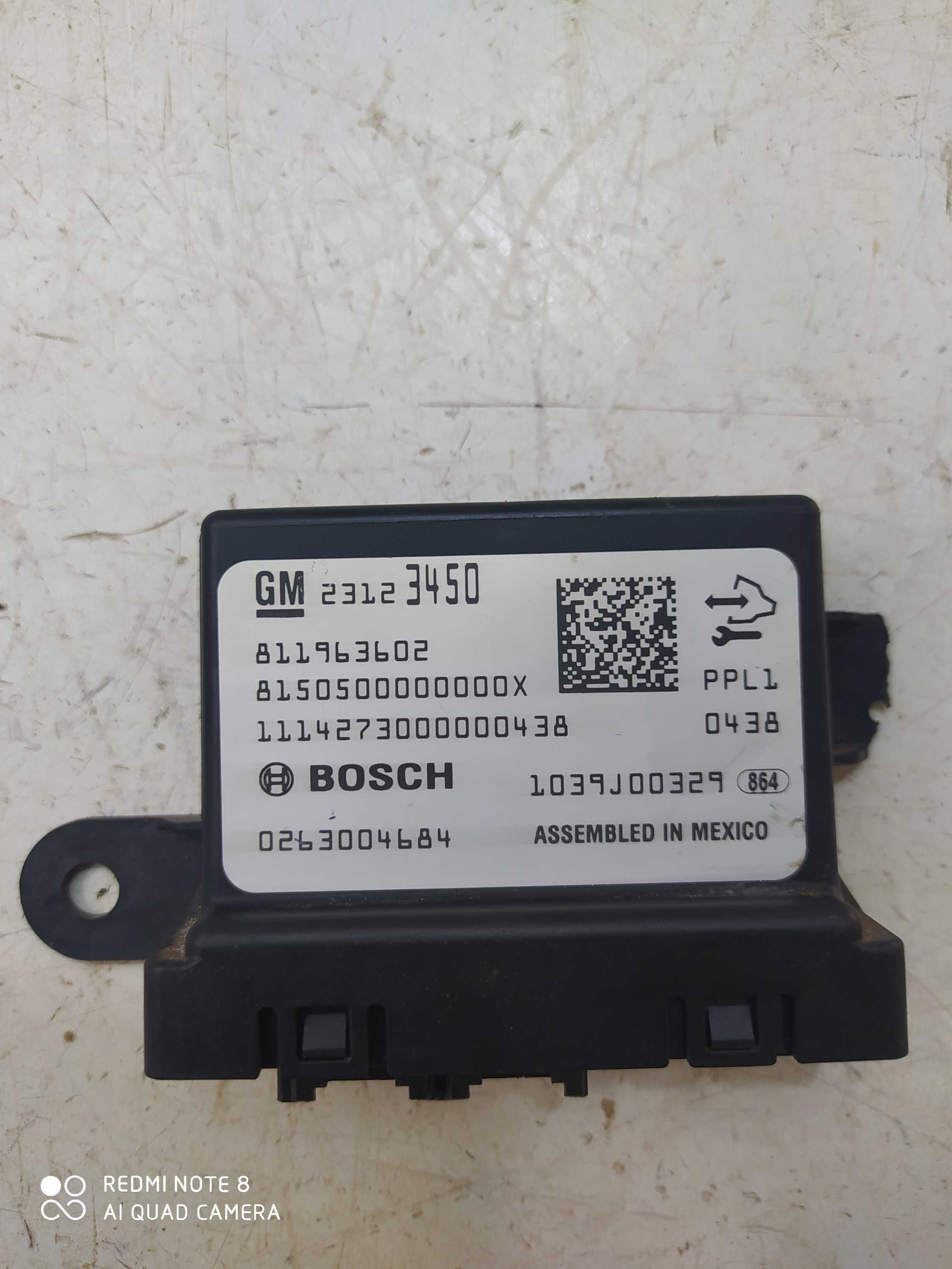 Modulo Sensor Estacionamento Gm Chevrolet Cobalt 1.8 2015 Preto 2