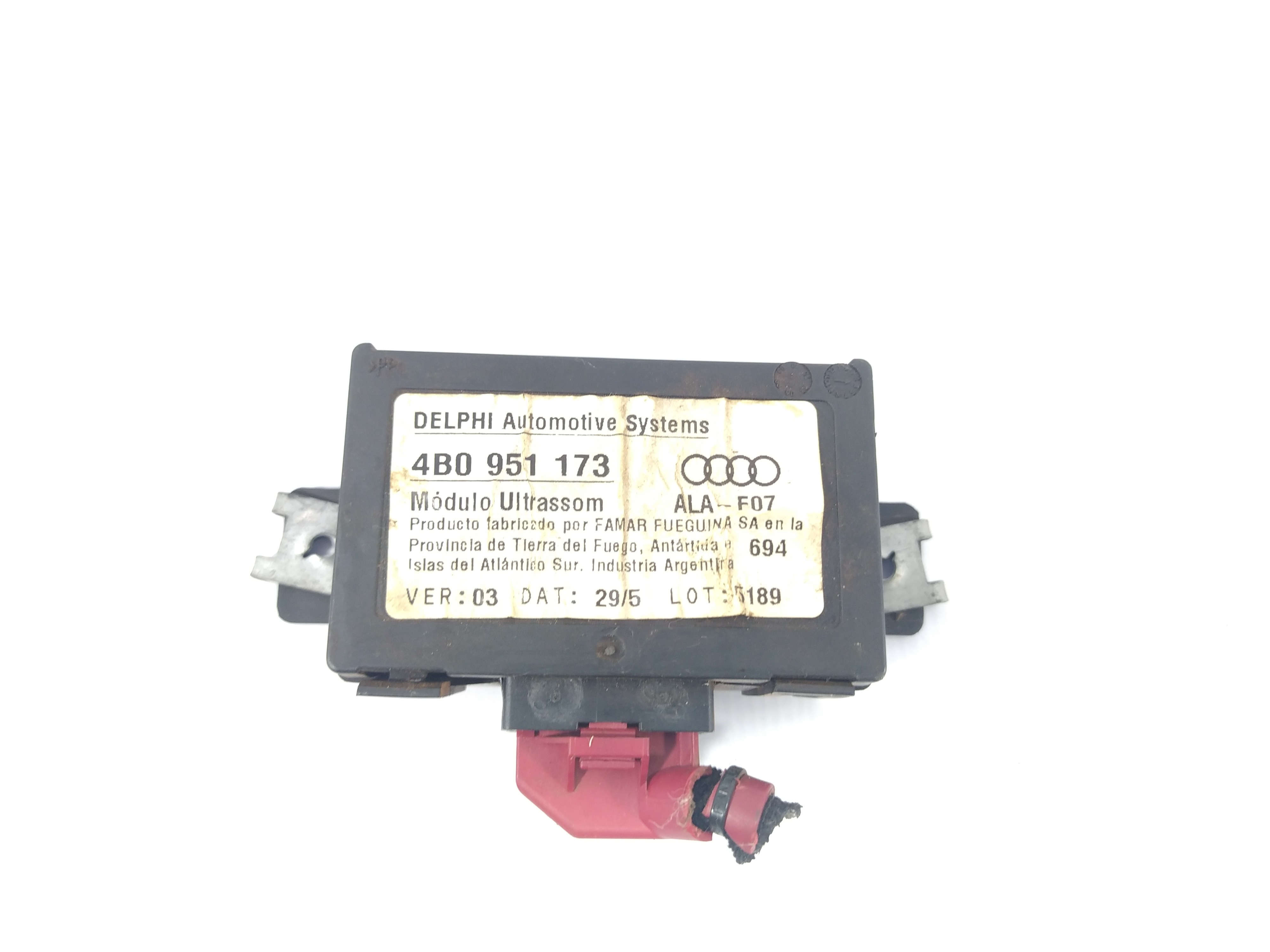 Módulo Central Alarme Audi A3 1.8 2006 4b0951173 Original 4