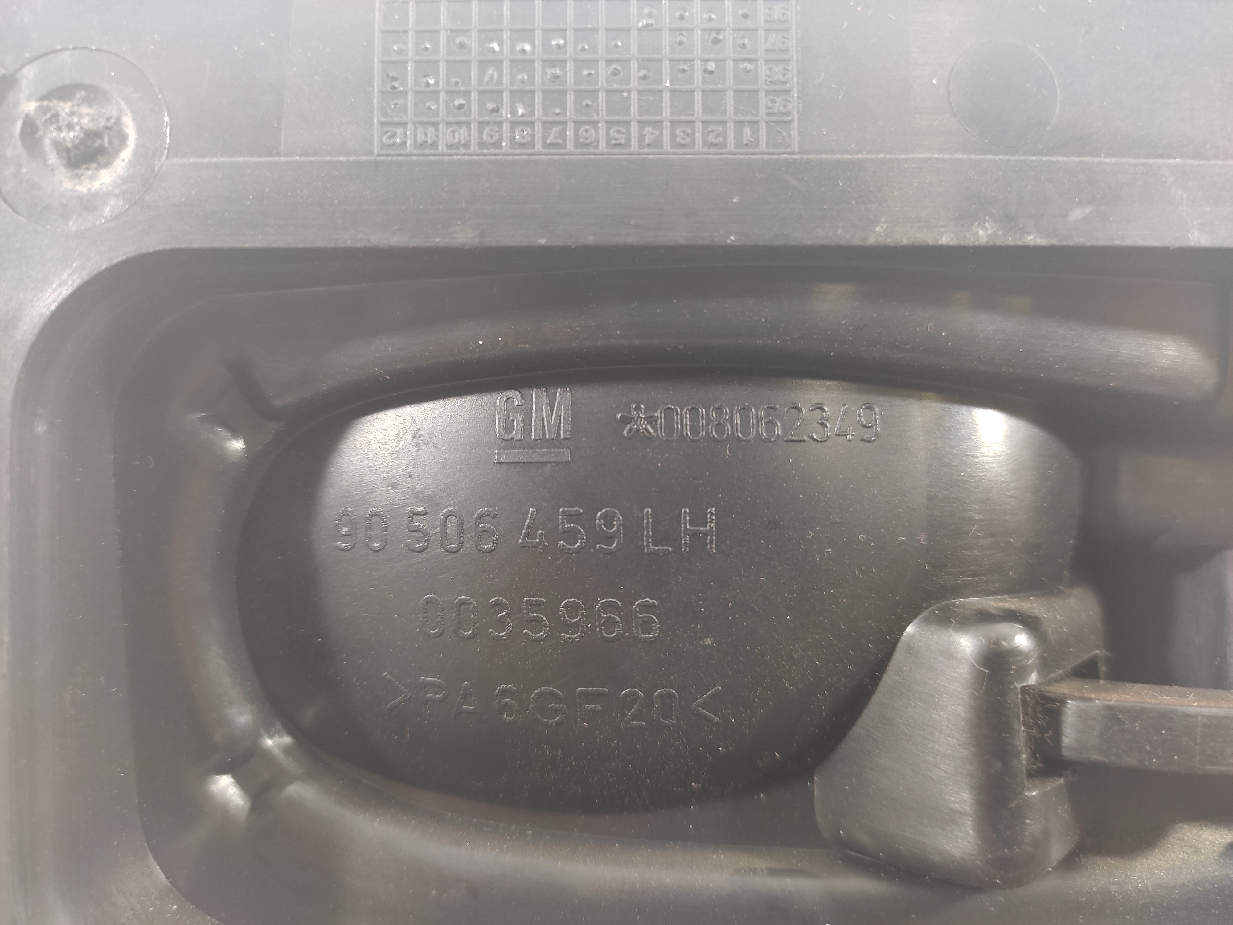 Maçaneta Interna Dianteira Esquerda Vectra 1998 905064 Preto Dianteira 4