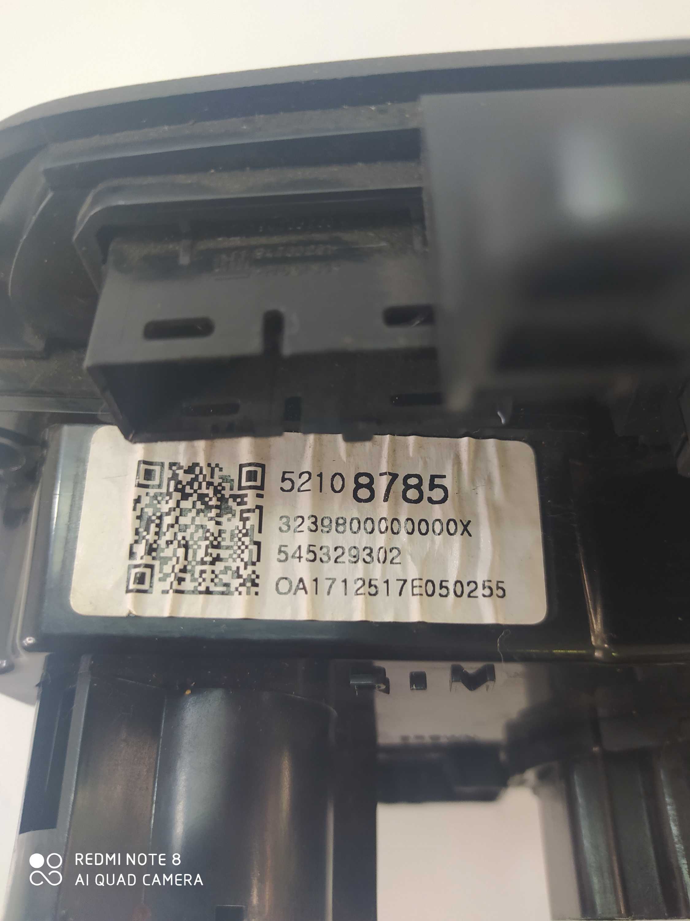 Comando Botões Ar Condicionado Chevrolet Onix 1.0 2017 7