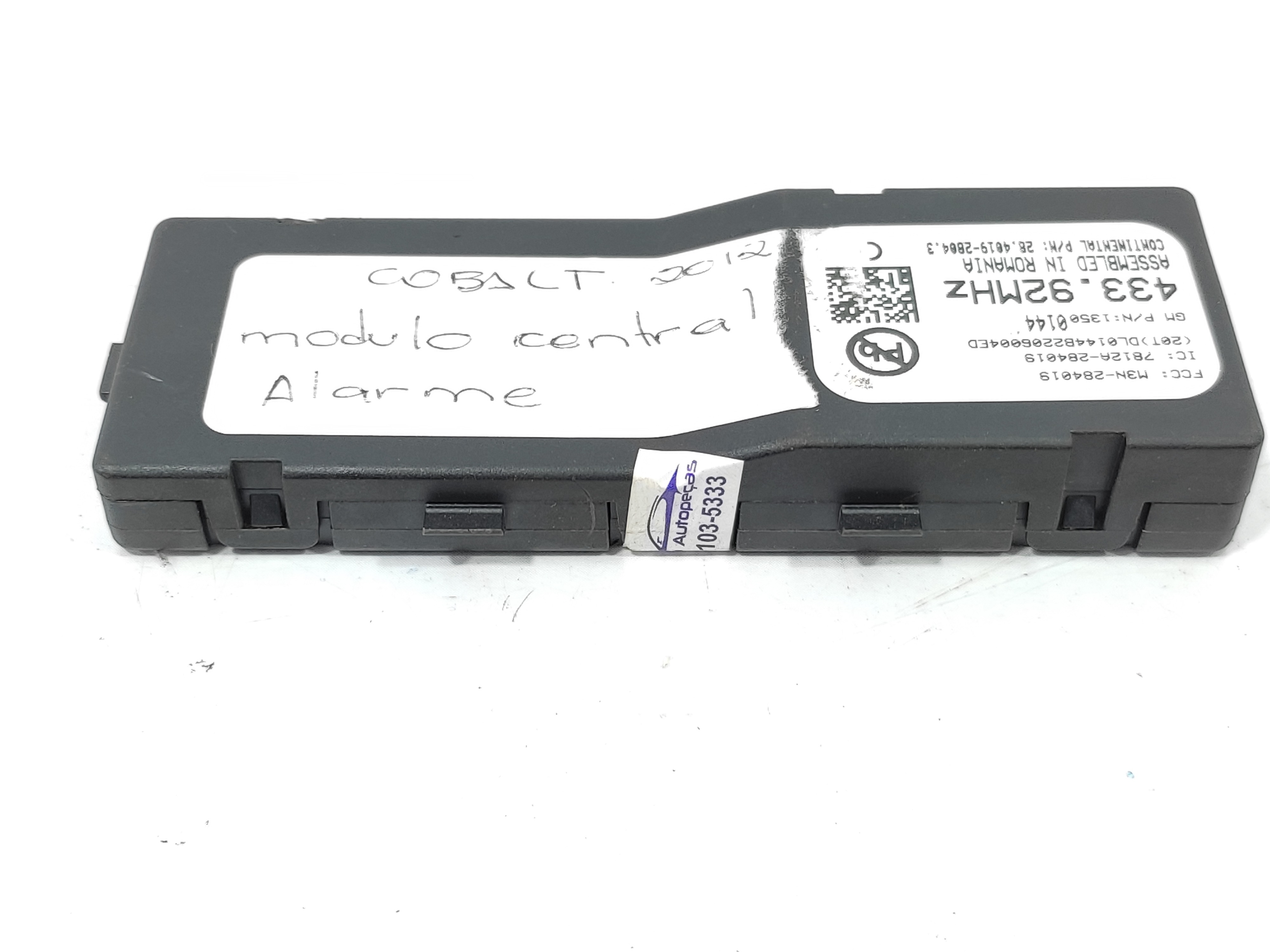 Módulo Central Do Alarme Chevrolet Cobalt 2012 7812a284019