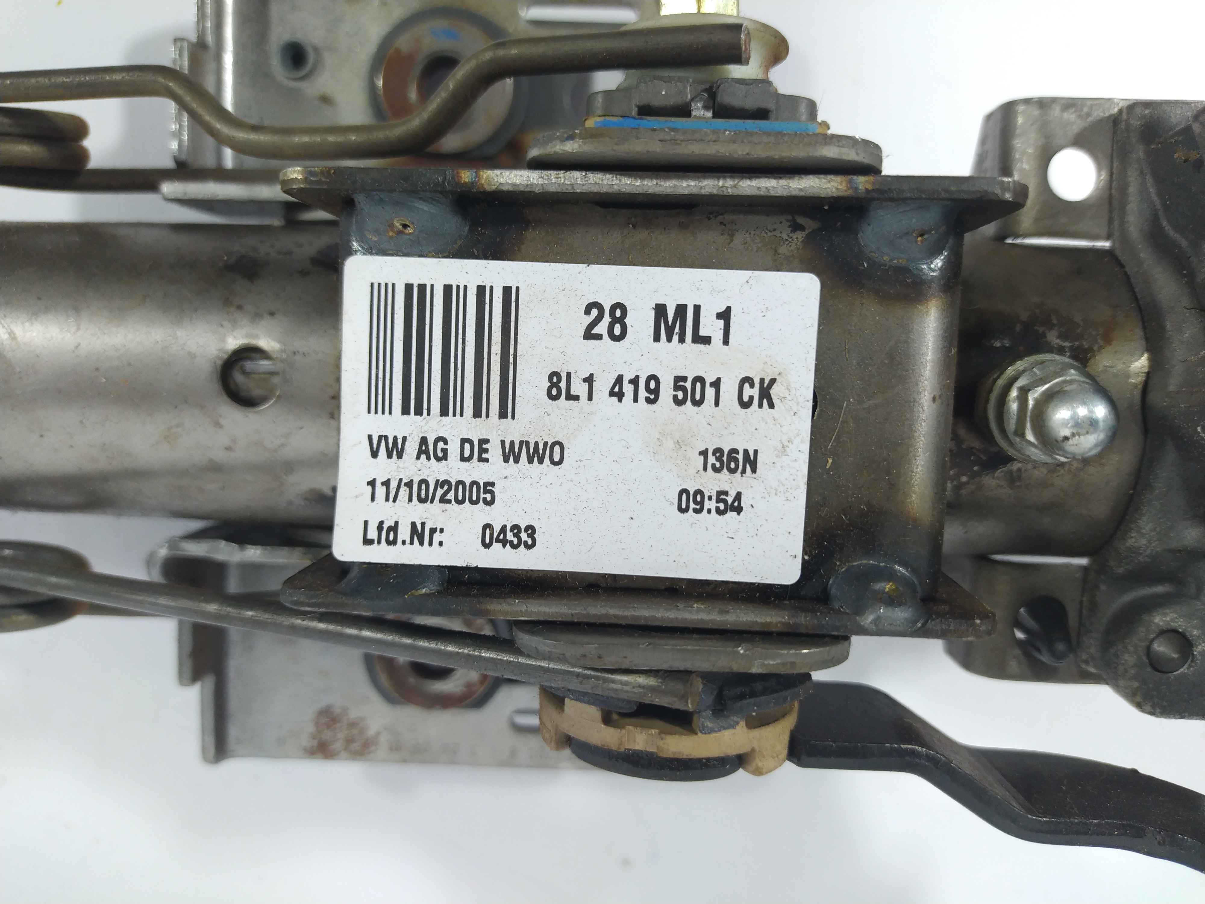 Coluna Direção Escamoteável Audi A3 Turbo 2006 8l1419501ck 7