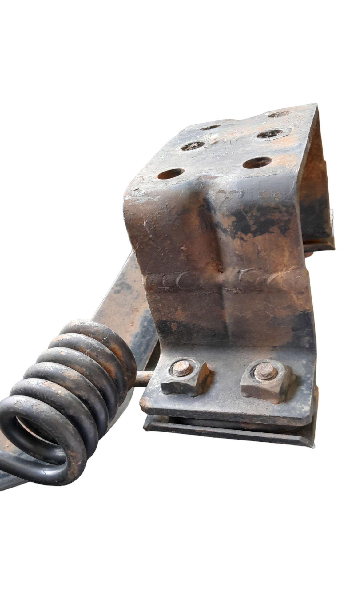 SUPORTE E MOLA COIFA ALAVANCA CAMBIO FORD CARGO 3