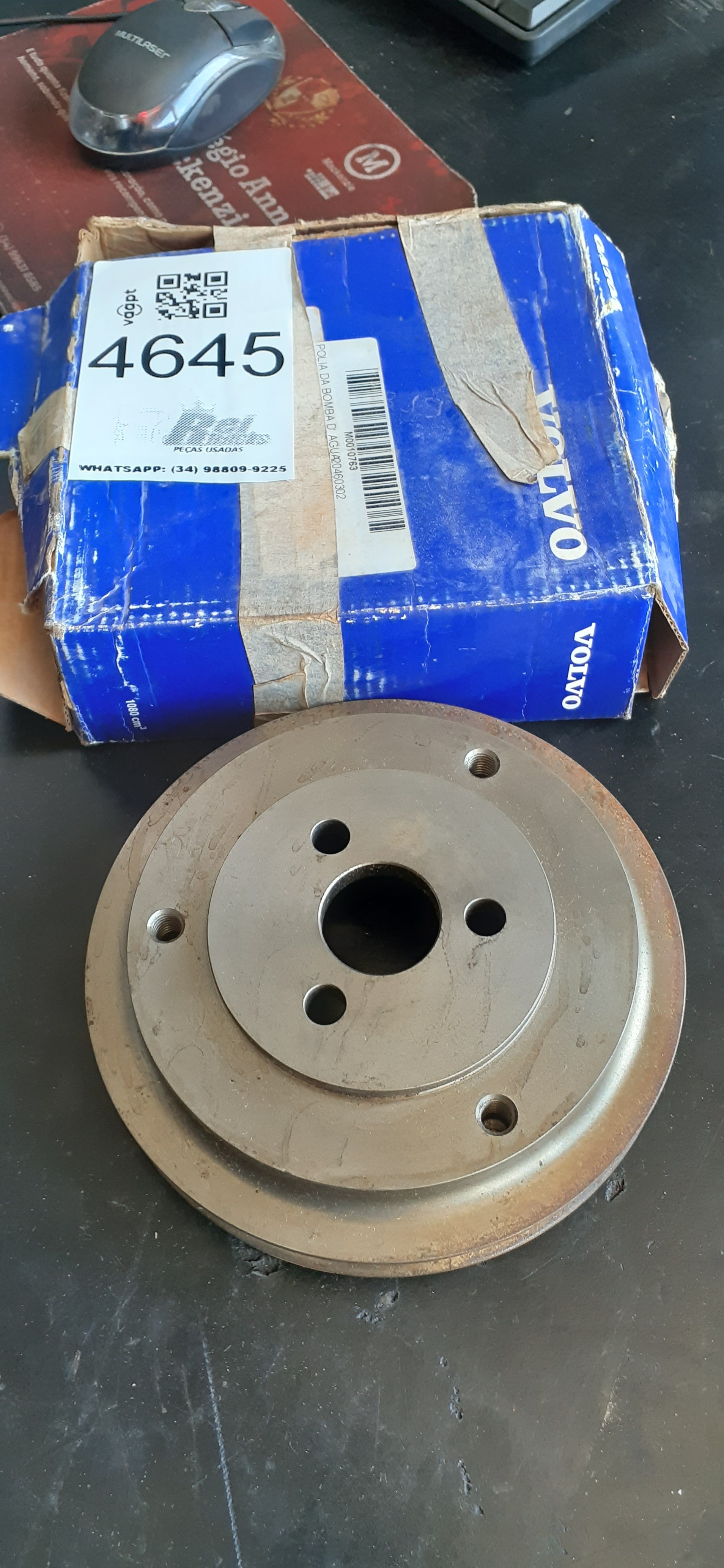 POLIA BOMBA DGUA ORIGINAL VOLVO FH 20460302 2