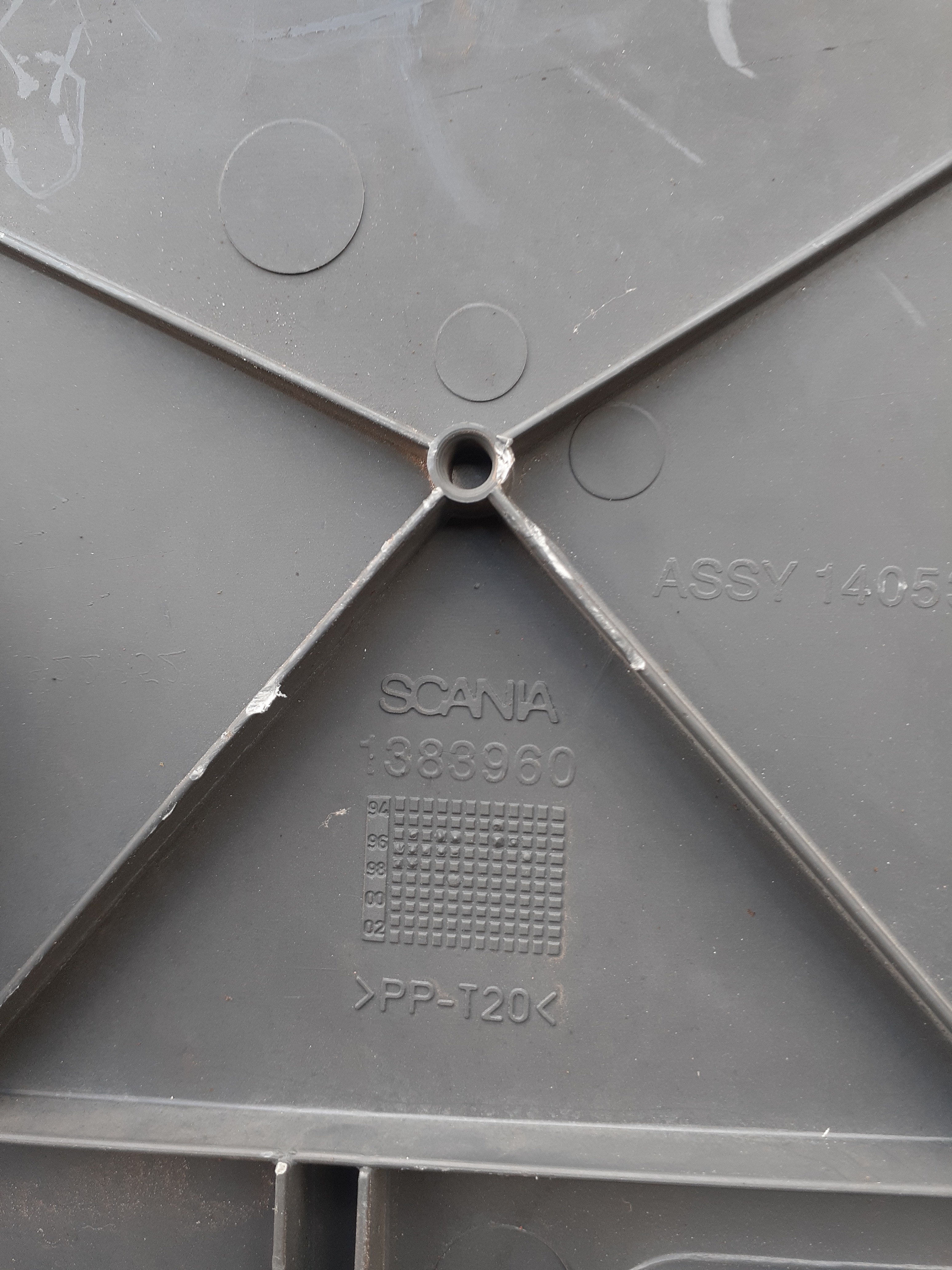 Capa Do Painel Original Scania Serie 4 Usada 1383960 2