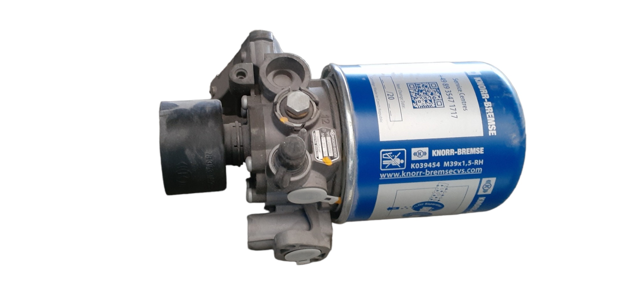 Válvula Secador Ar Mercedes-benz Original Knorr K00452-60 4
