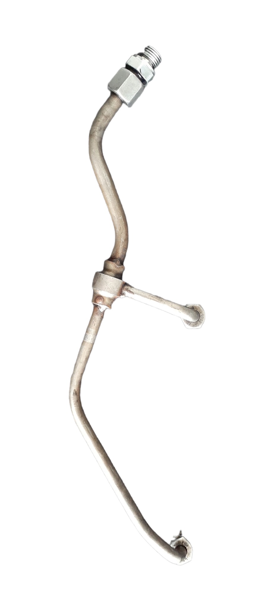 TUBO CANO AR FRIO MOTOR IVECO HIWAY DIREITO ORIGINAL 4