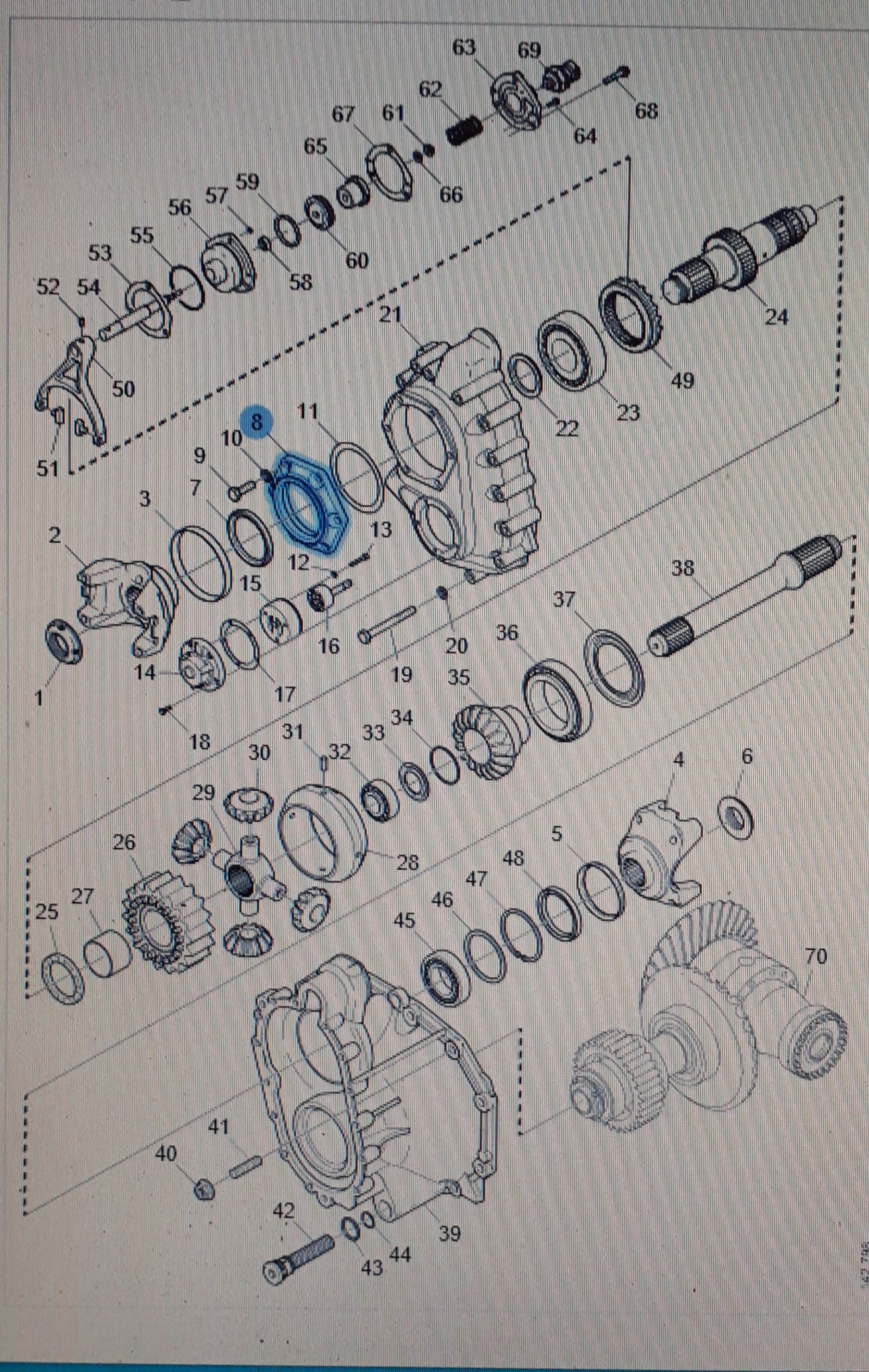 Tampa Cobertura Caixa De Engrenagem Original Scania 2054488 6