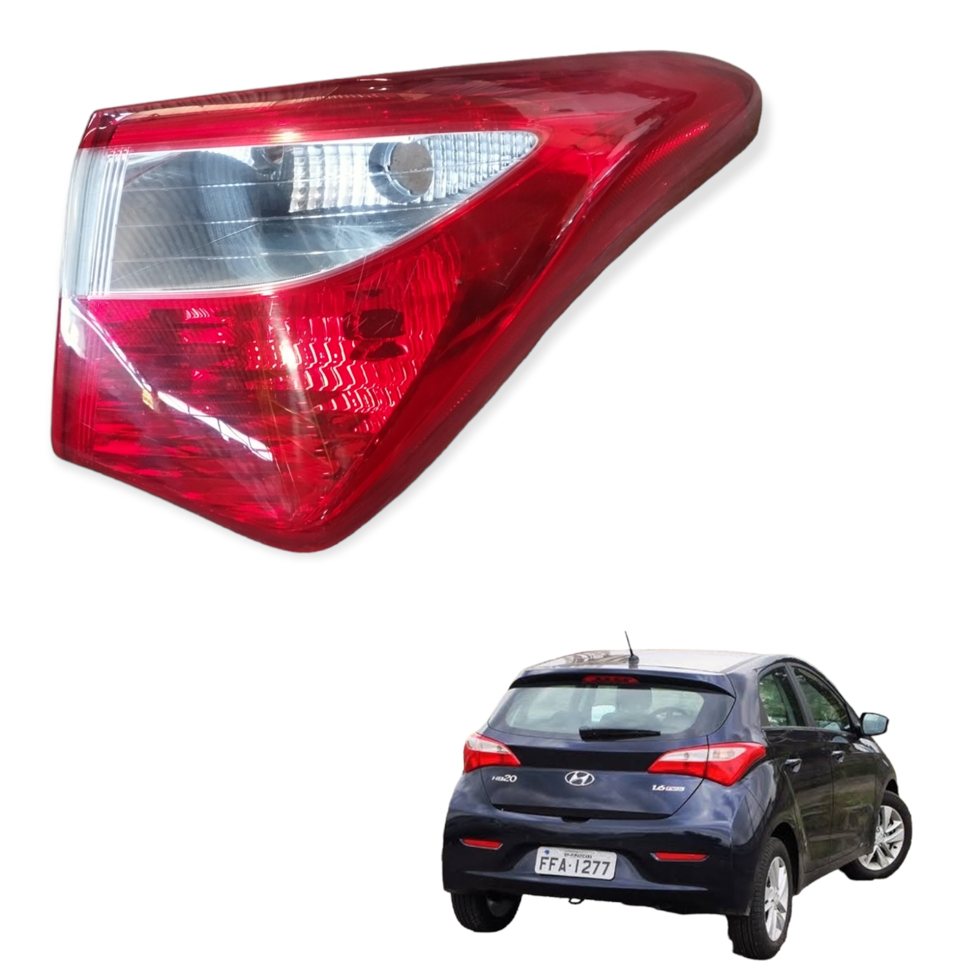 Lanterna Traseira Direita Hyundai Hb20 Hatch 2013 A 2019 1