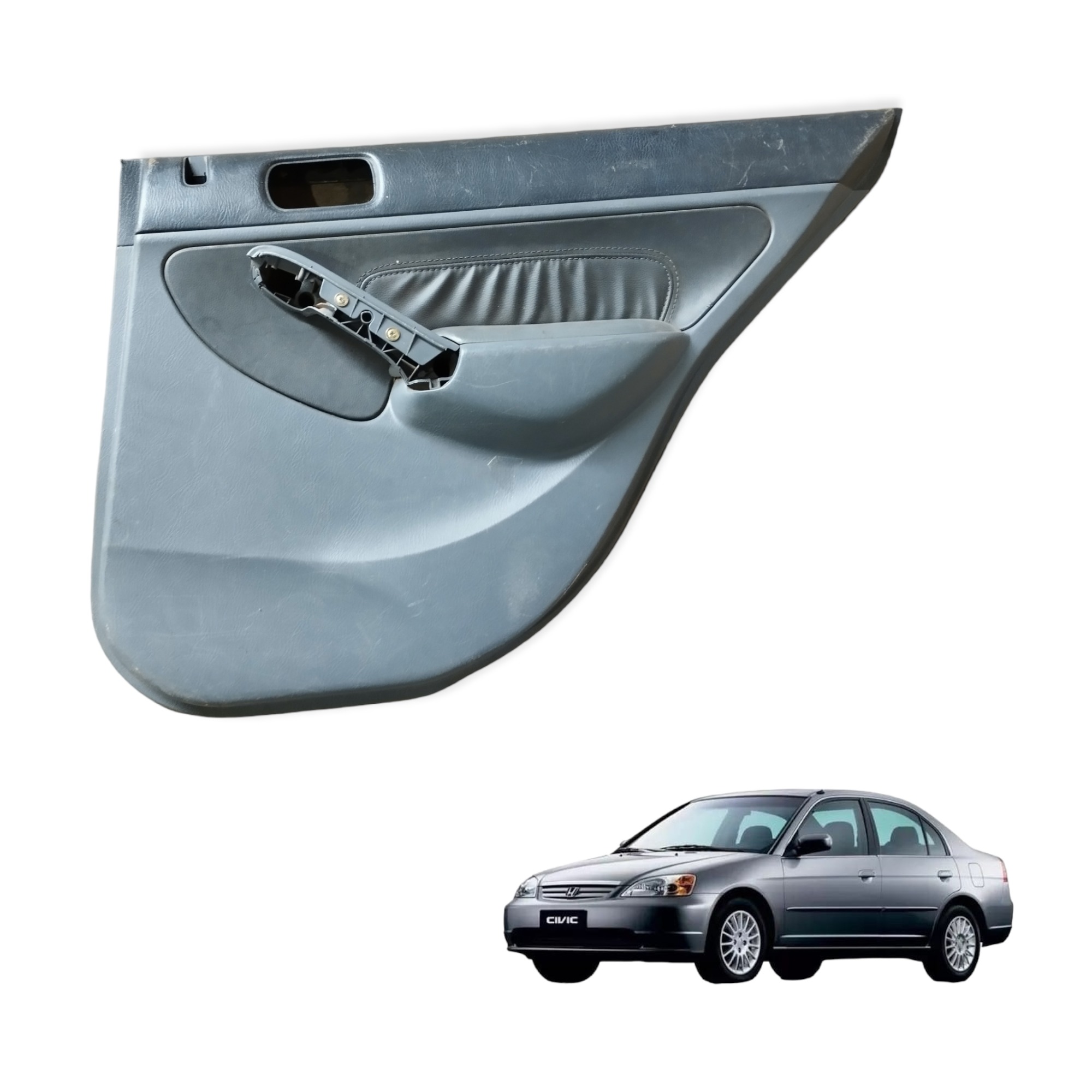 Forro Porta Traseira Direita Honda Civic 2001 A 2006 1