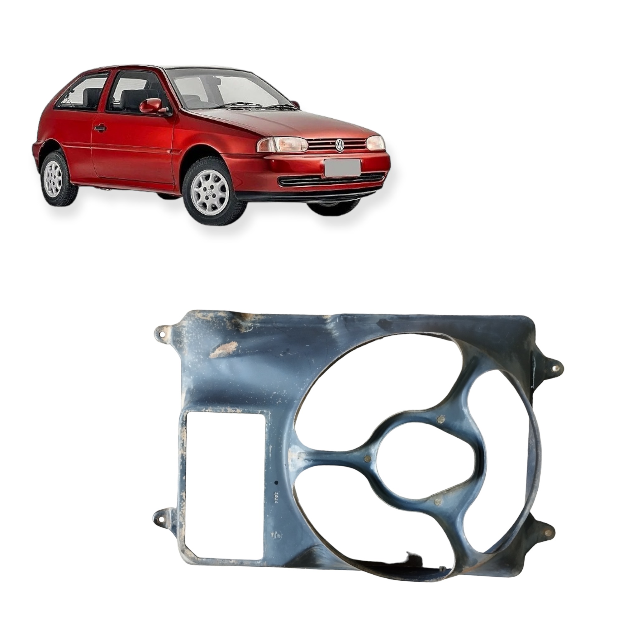Defletor Ventoinha Gol Bola 1.0 16v 1996 1997 1998 1999