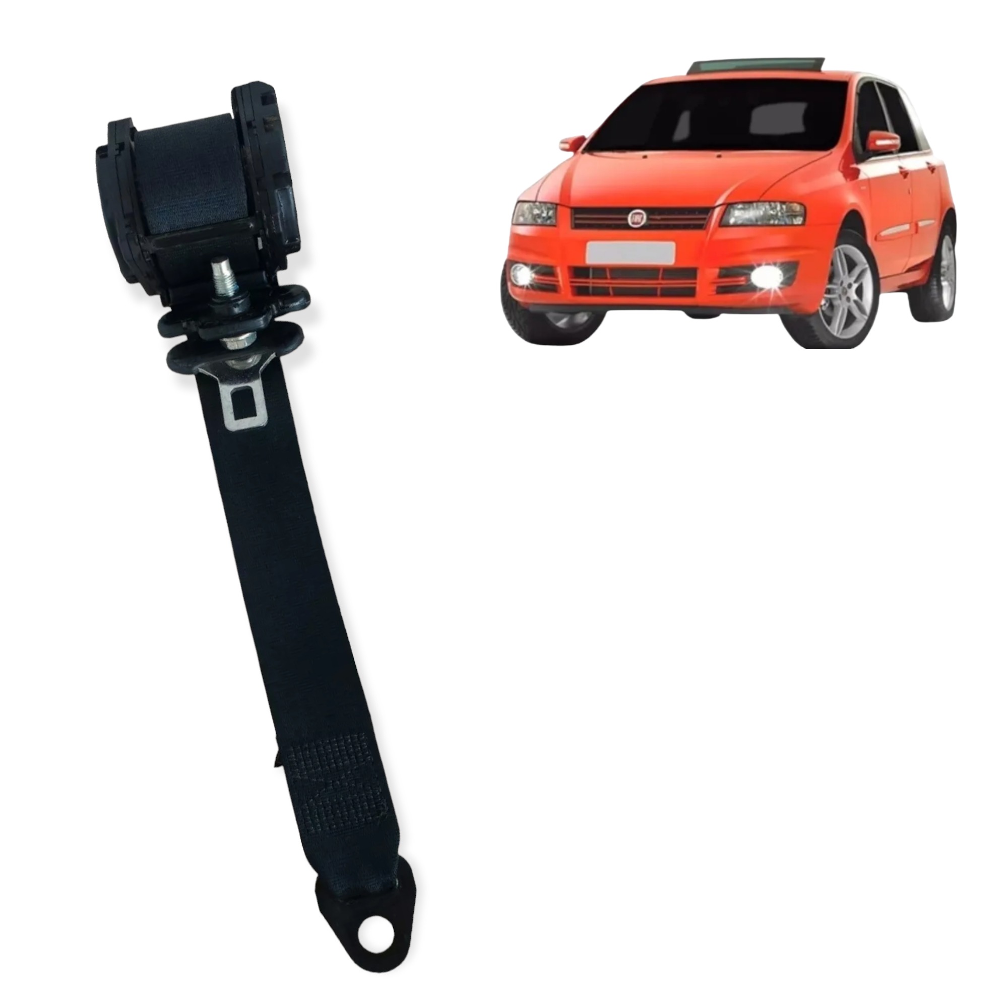 Cinto Segurança Traseiro Esquerdo Fiat Stilo 1.8 2007 2010