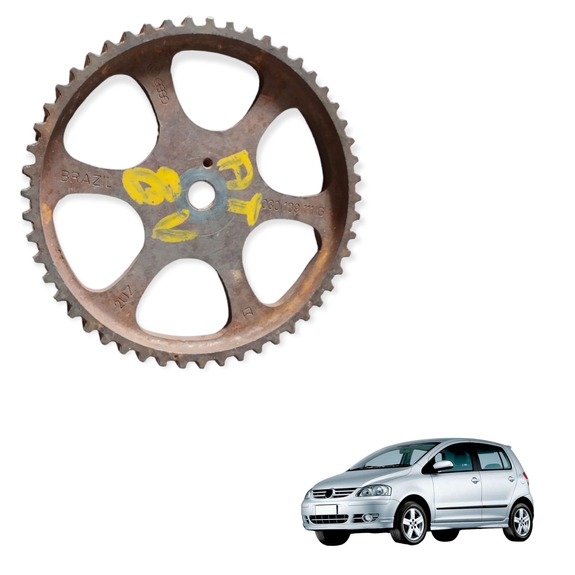 Polia Comando Vw Fox Golf Gol Polo Saveiro 1994 A 2013 1