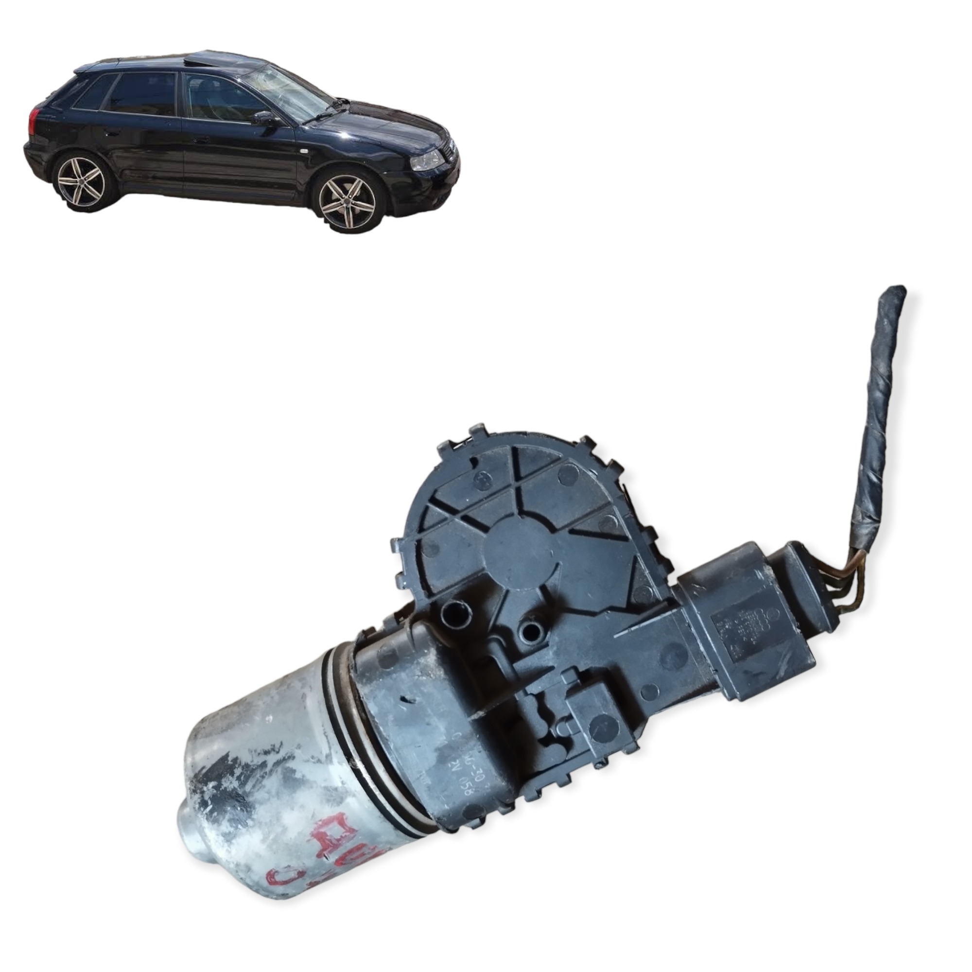 Motor Limpador Parabrisa Dianteiro Audi A3 2000 A 2006 1