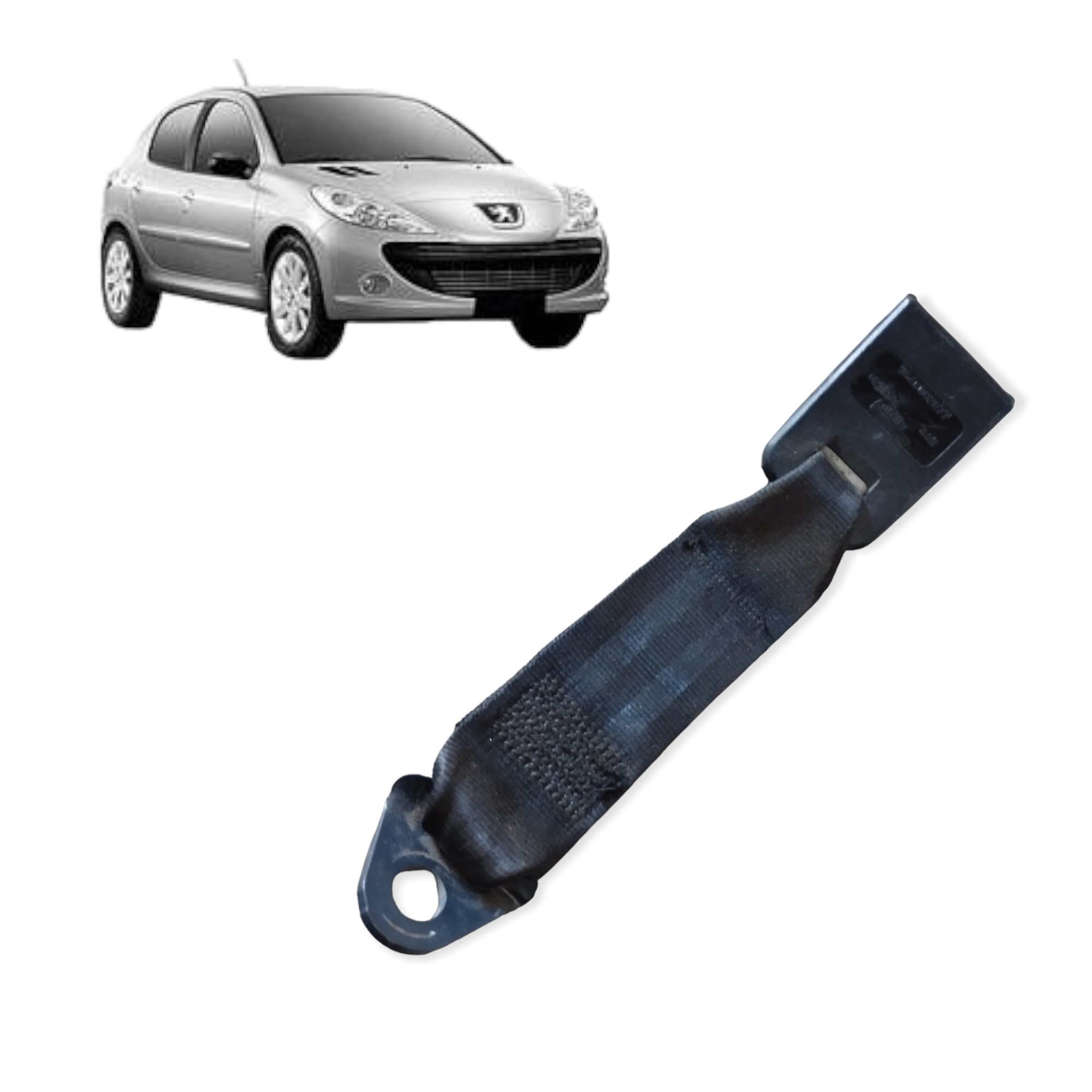 Engate Cinto Traseiro Peugeot 206 2002 2003 2004 2005 2006