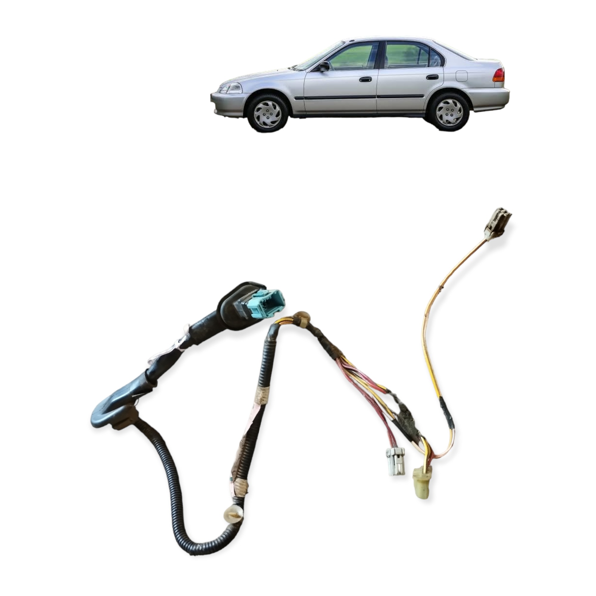 Chicote Porta Traseira Direita Honda Civic 1.6 1996 A 2000