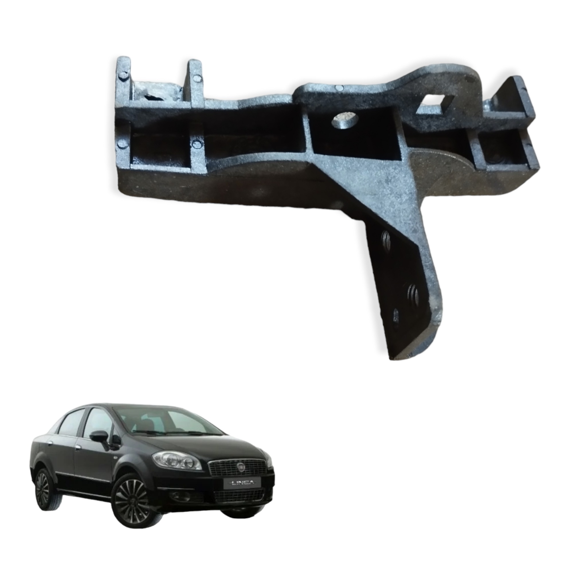 Suporte Guia Para-lama Esquerdo Fiat Linea 2010 A 2015 1