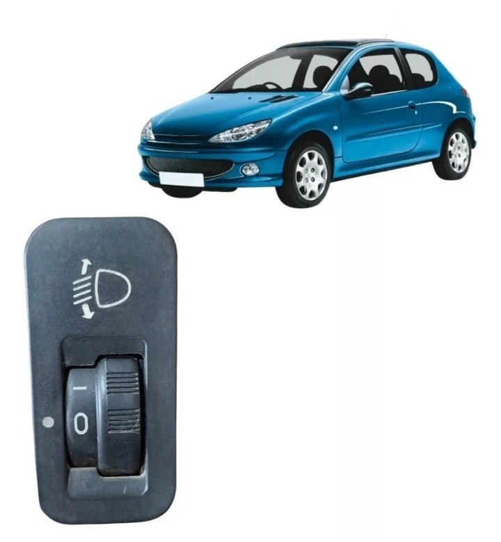 Botao Regulagem Farois Peugeot 206 2005 2006 2007 2008 2010
