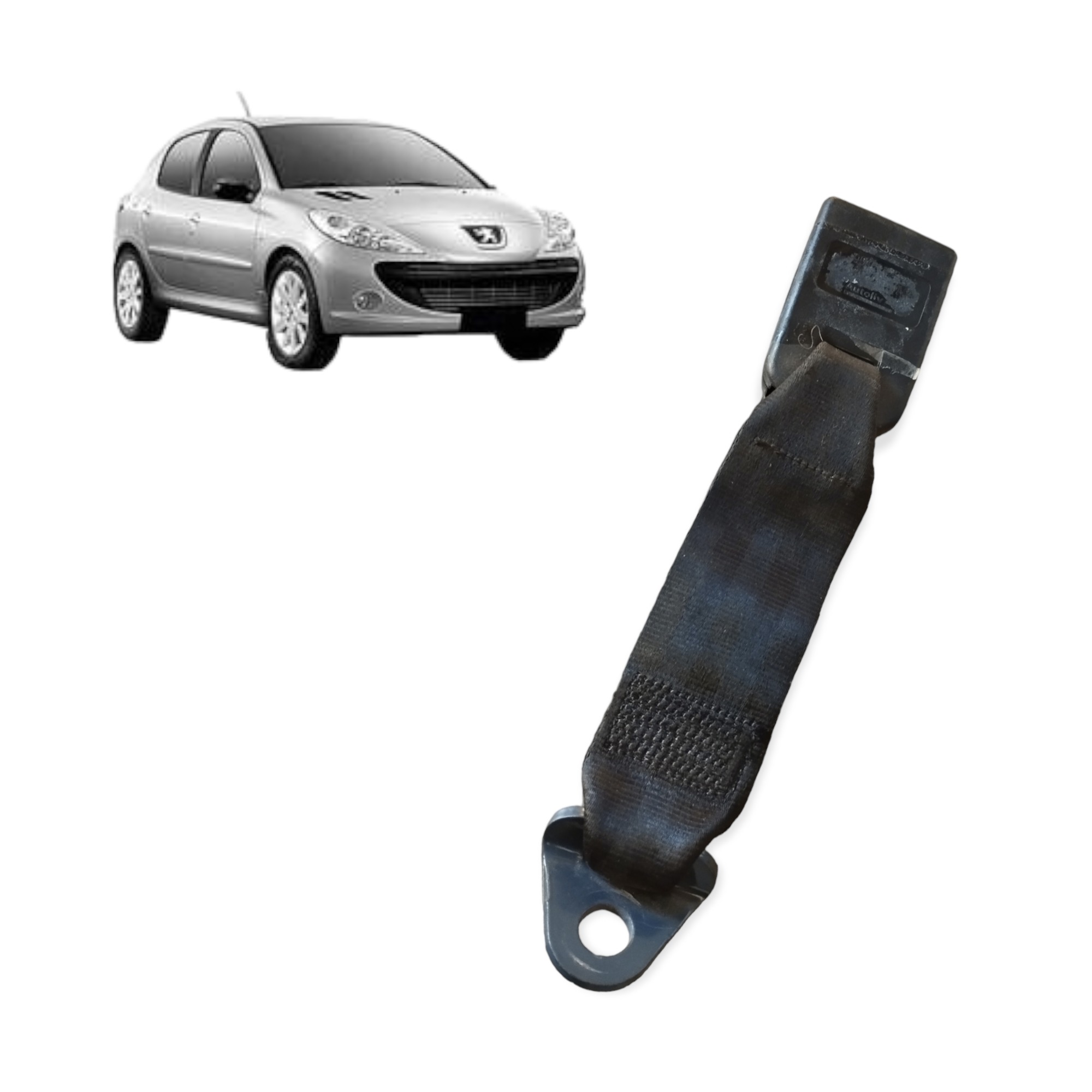Engate Cinto Segurança Traseiro Peugeot 207 2007 2008 2010