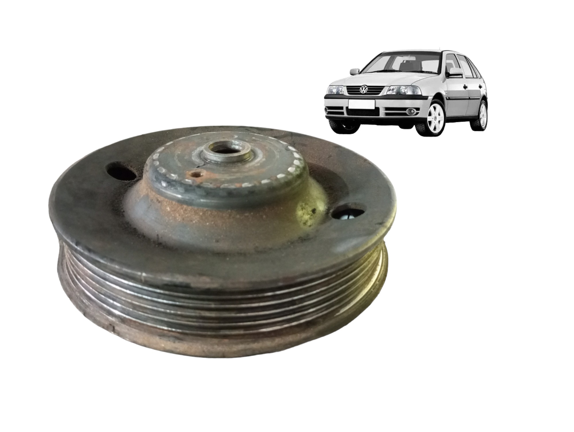 Polia Virabrequim Vw Gol G3 1.0 16v 2000 2005 036105255b 1