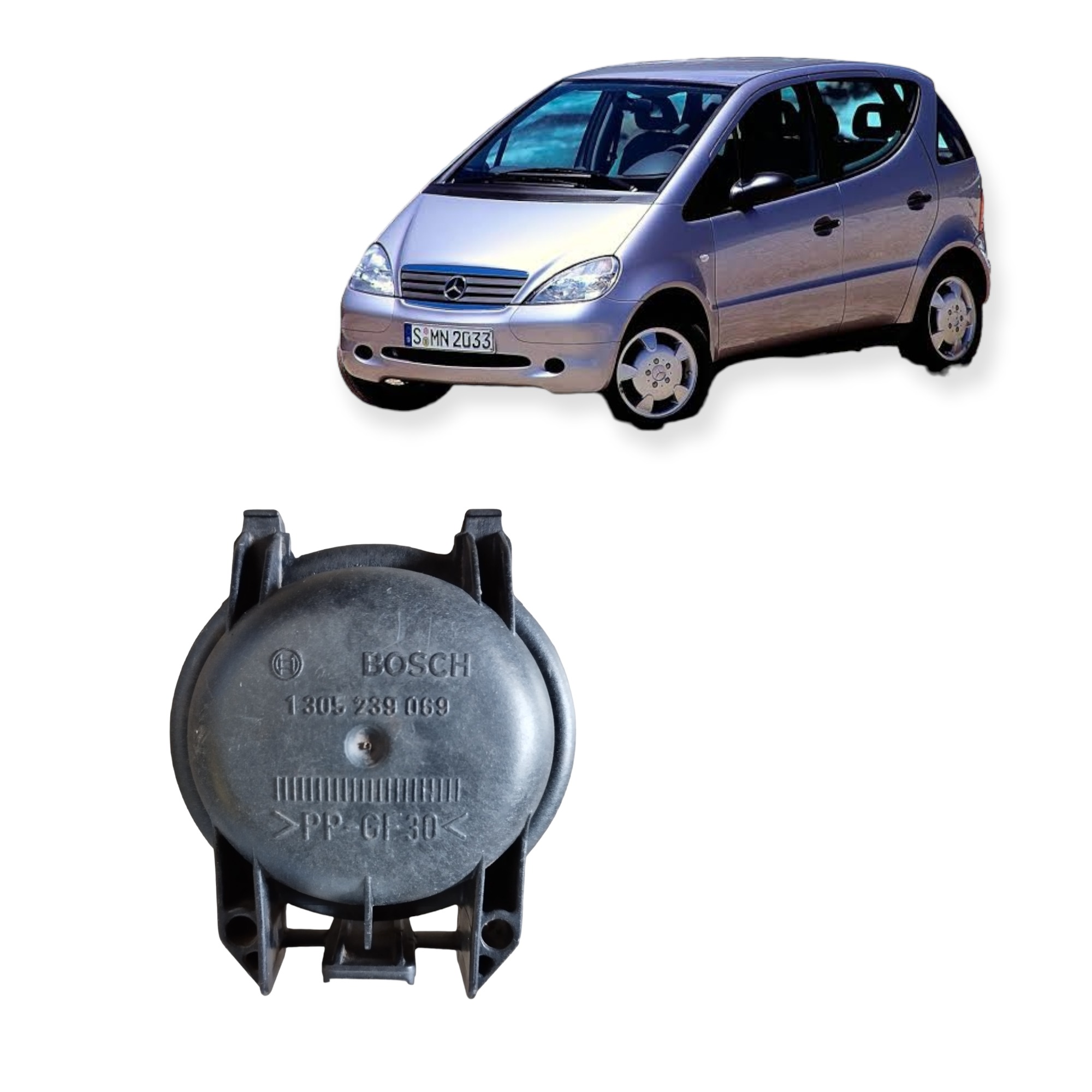 Tampa Farol Mercedes Classe A 1999 2000 2001 2002 2004 1