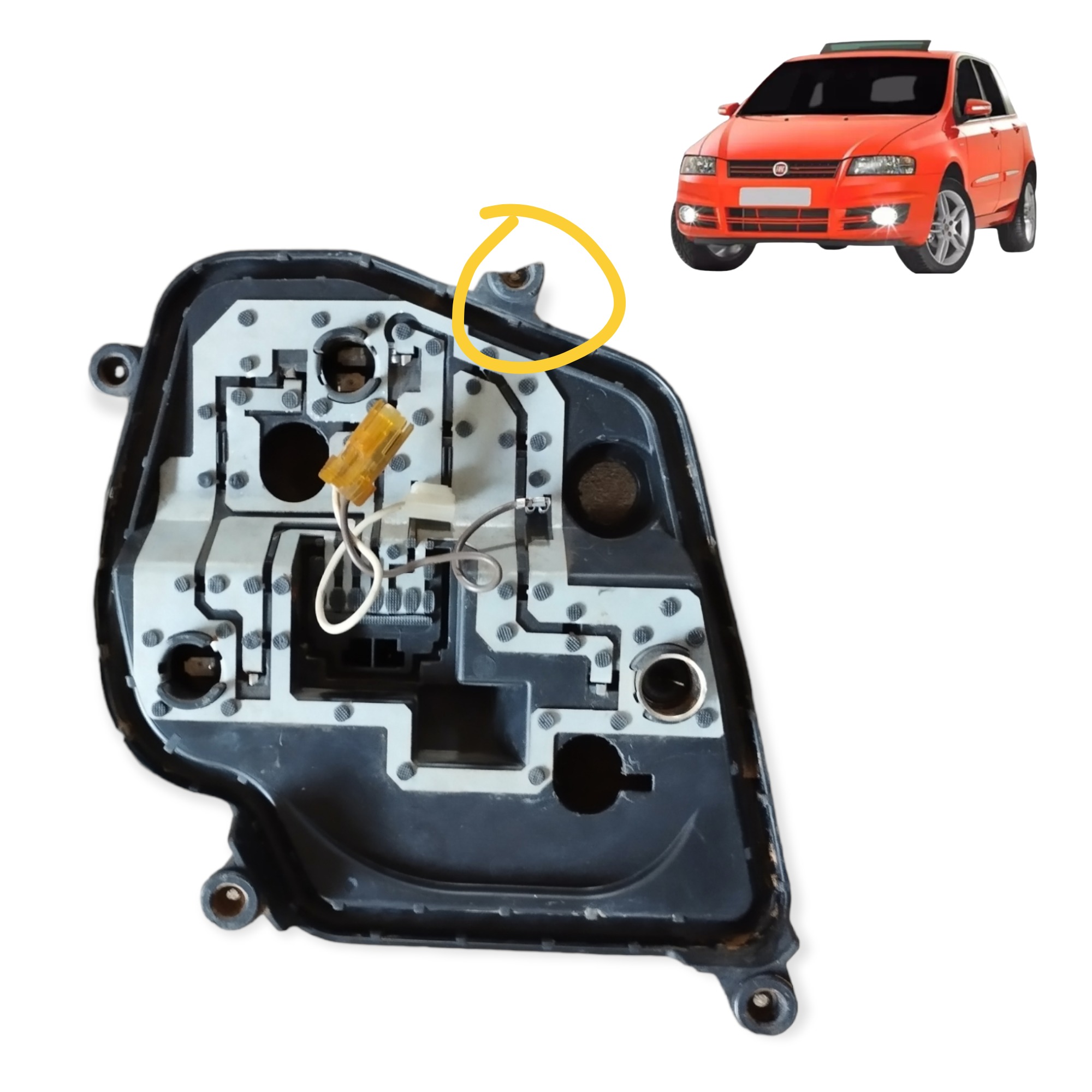 Soquete Lanterna Traseira Fiat Stilo 2007 A 2011 45830751