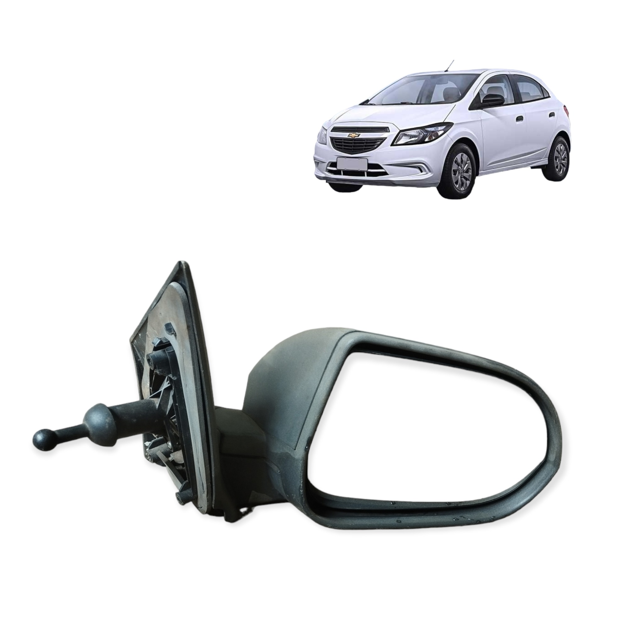Retrovisor Direito Manual Onix 1.0 Joy 2017 2018 2019 2020 1