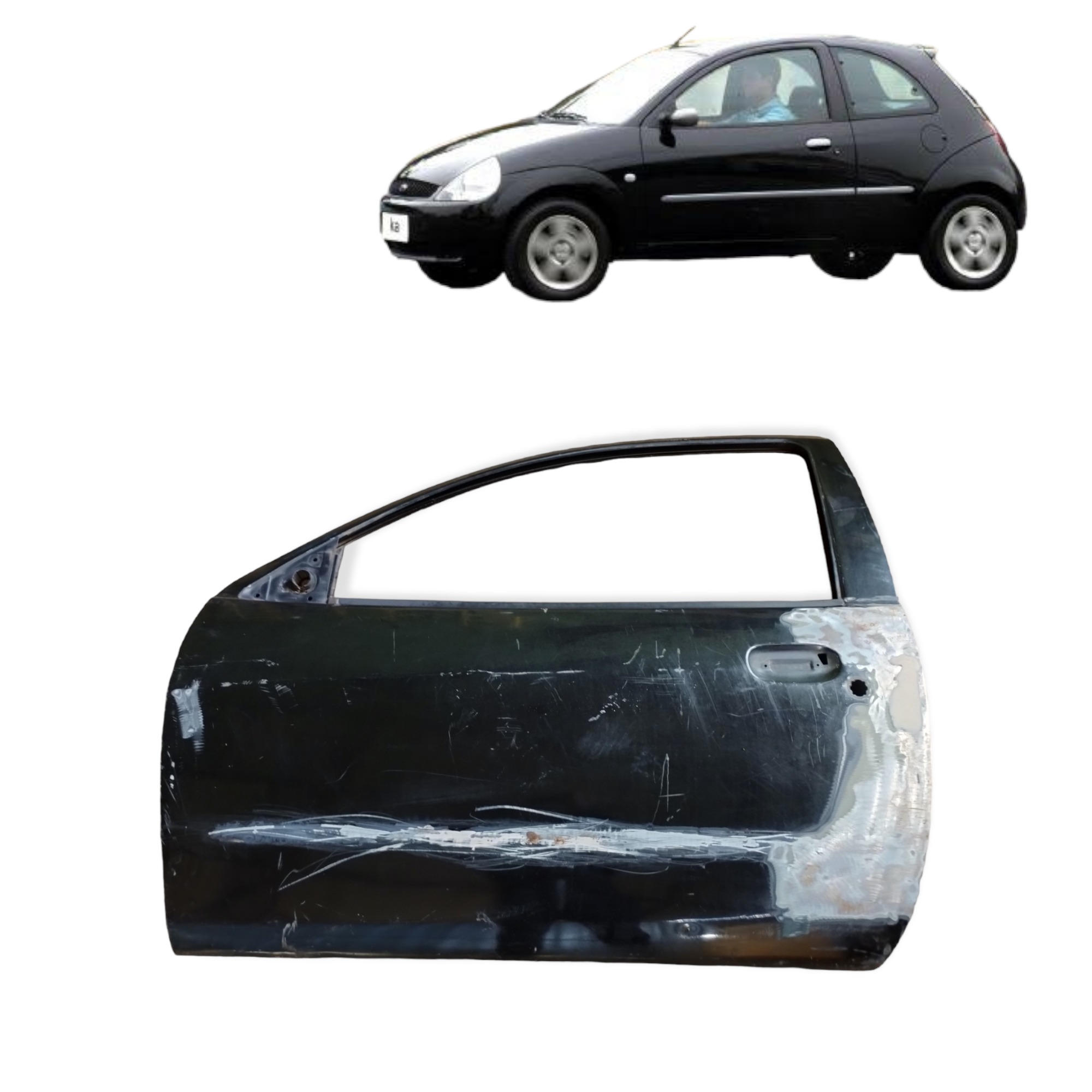 Porta Dianteira Esquerda Ford Ka 2 Portas 2001 2002 2009 1
