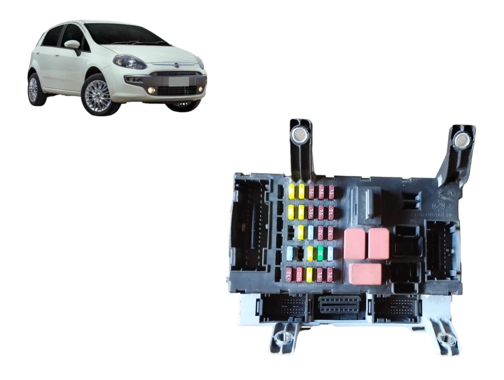 Caixa De Fusível Fiat Punto Elx 1.4 Flex 2008 2009 2012