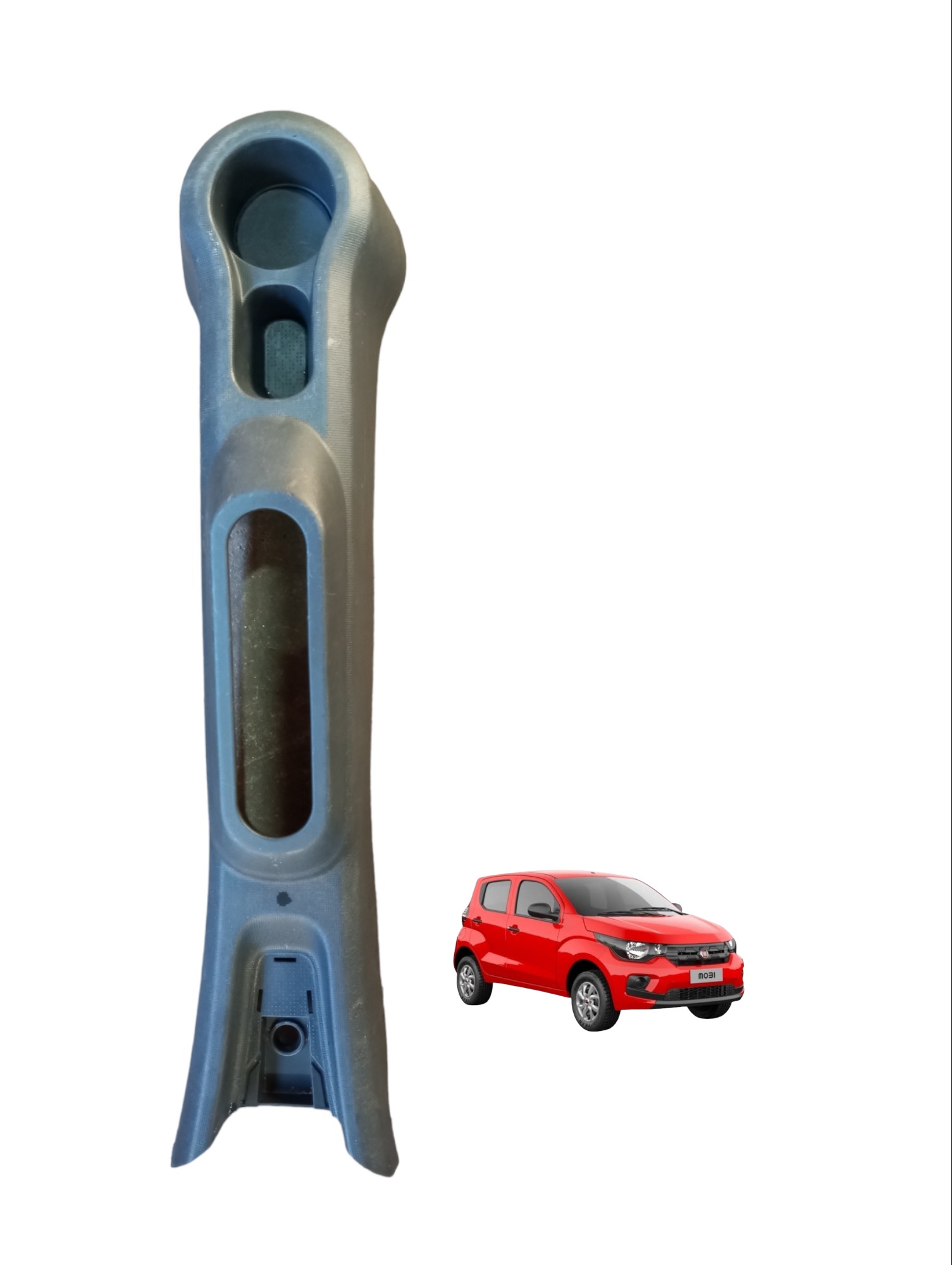 Moldura Console Central Fiat Mobi 1.0 2016 2017 2018 1002279 1