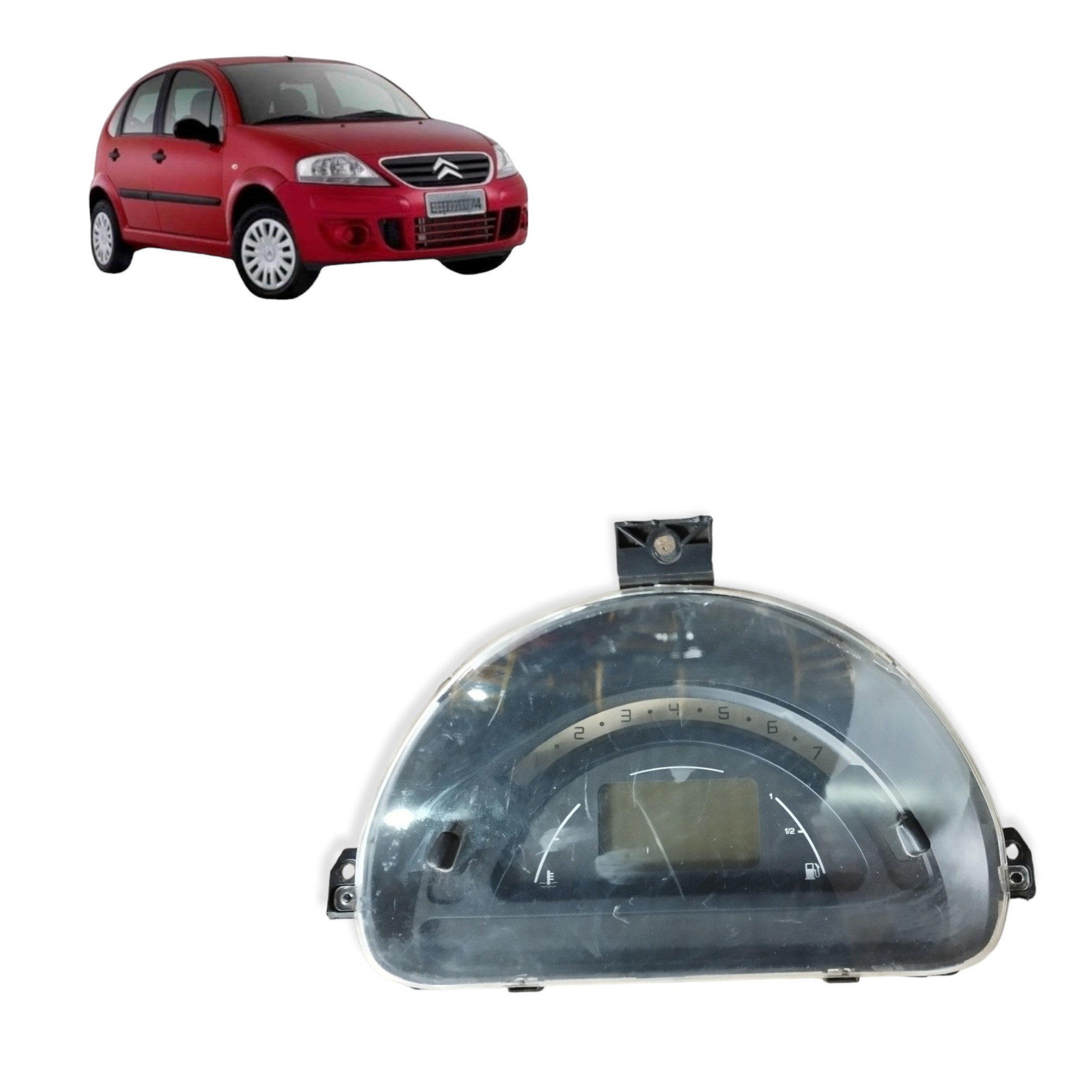 Painel Instrumentos Citroen C3 1.4 Flex 2008 2009 2010 1