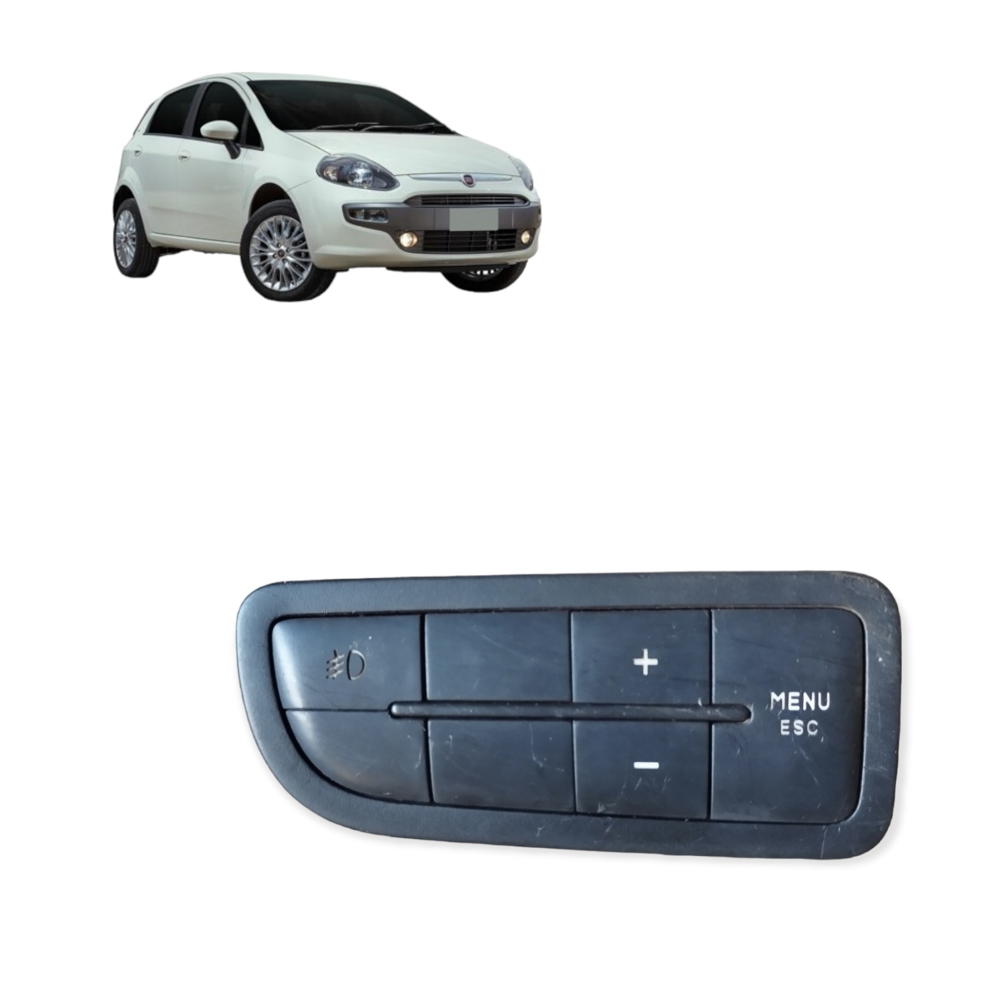 Botão Farol Milha Fiat Punto Elx 1.4 Flex 2008 2009 2012