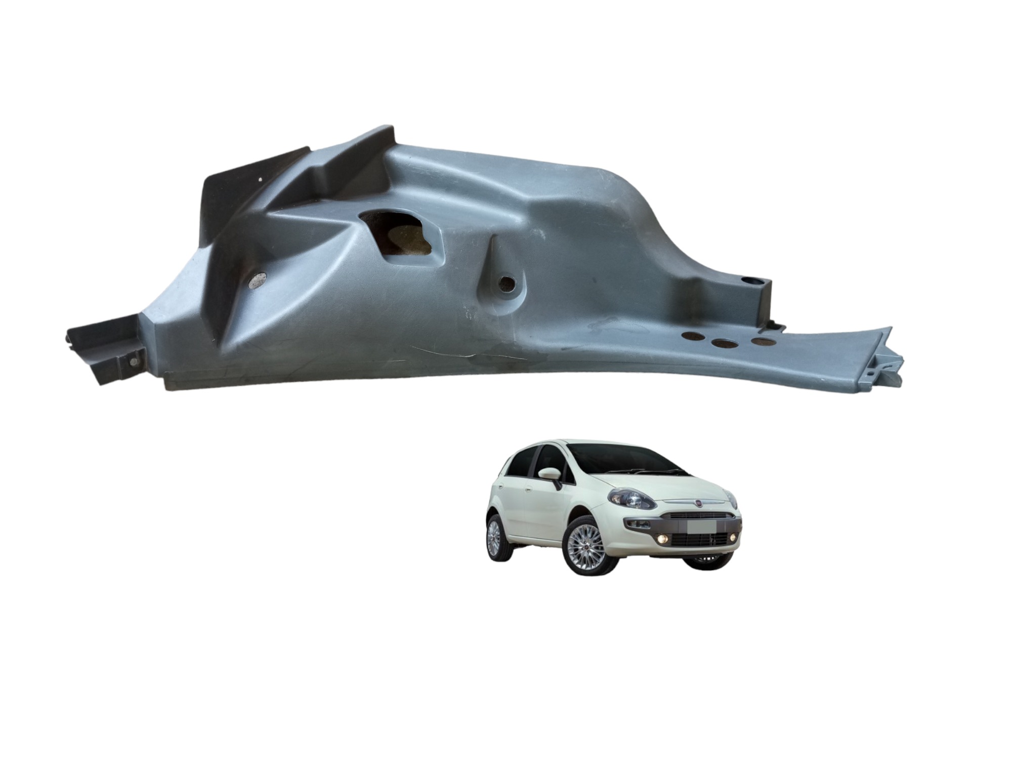 Acabamento Coluna Traseira Esquerda Fiat Punto 2008/12 7353