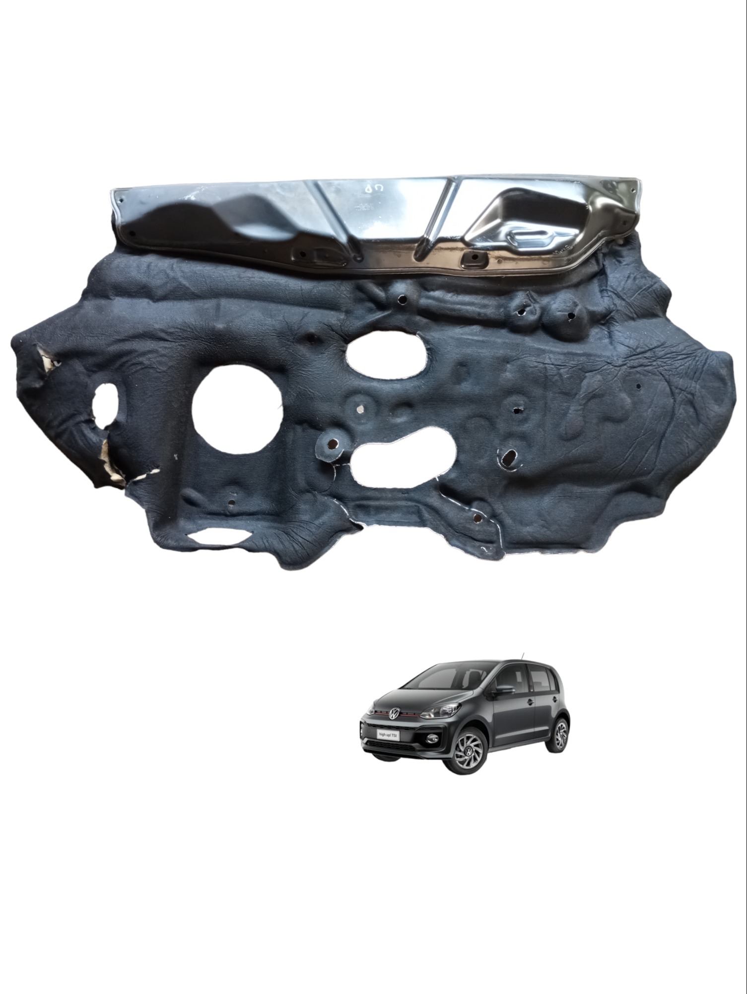 Forro Isolador Corta Fogo Vw Up 2016 2017 2018 2019 1s080527 1
